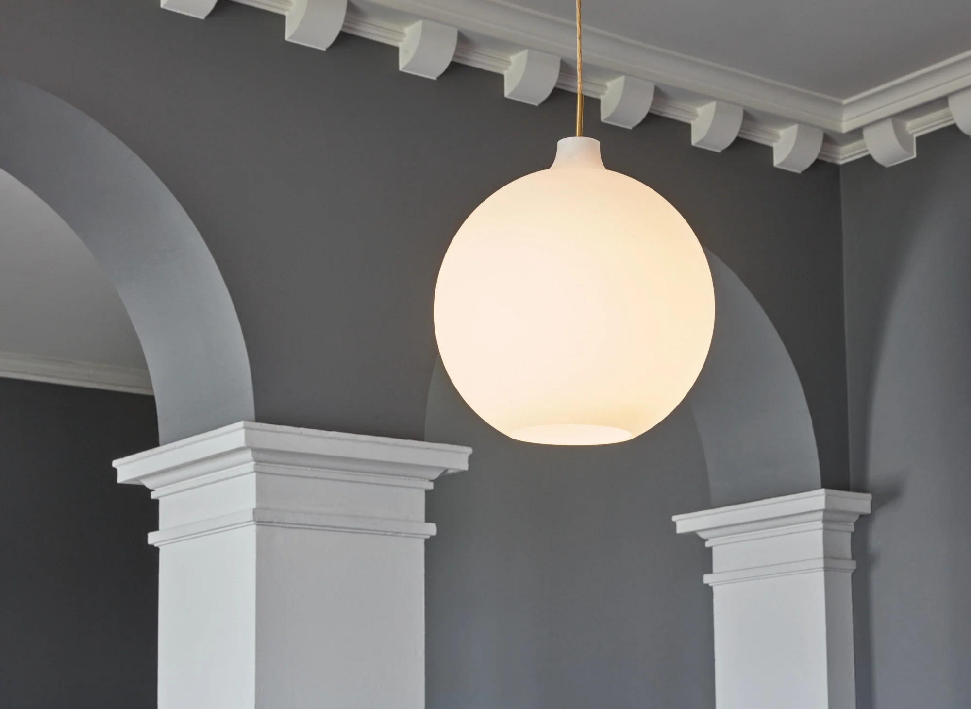 Lampa wisząca WOHLERT białe szkło - Image 33