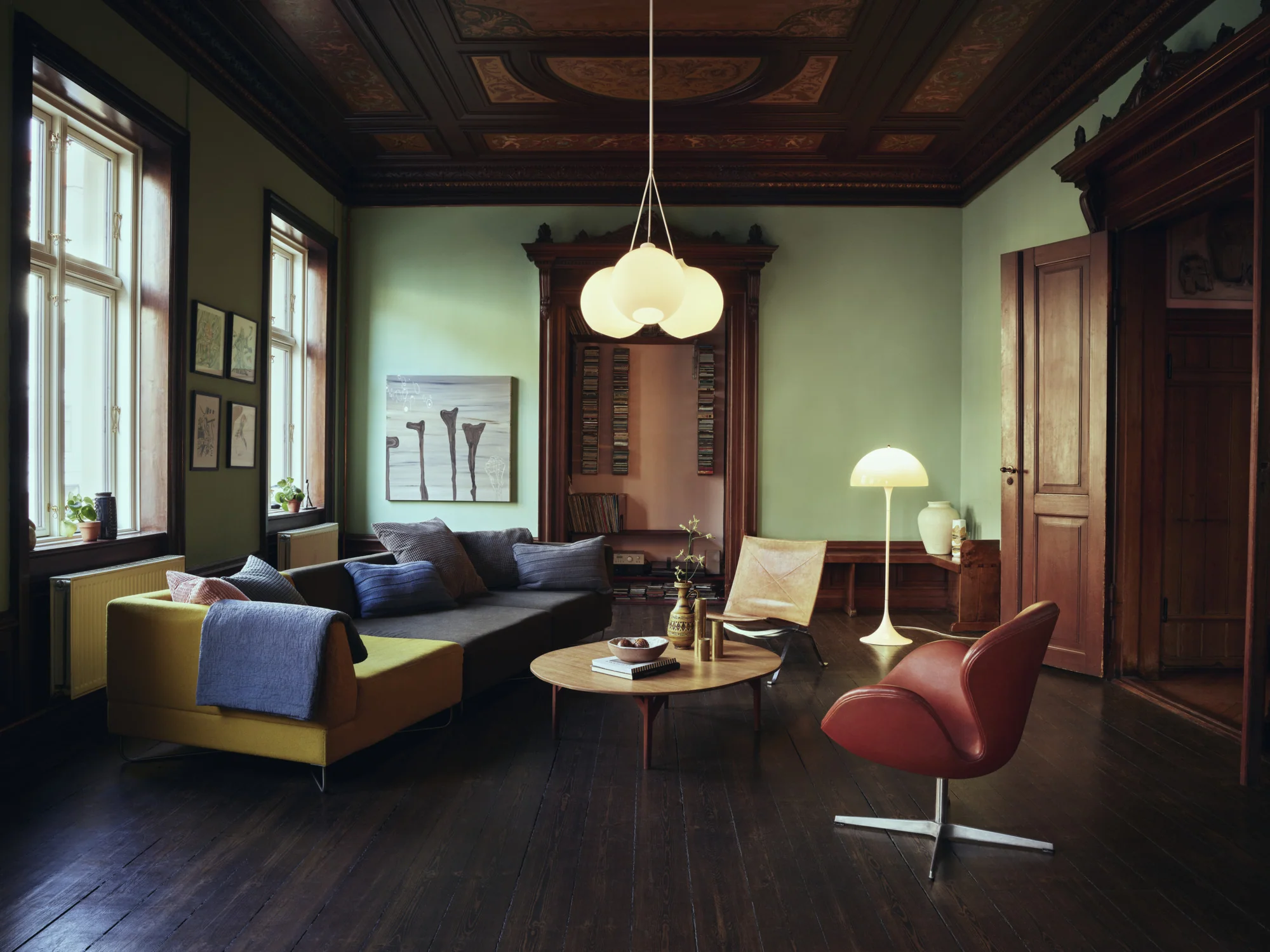 Lampa wisząca WOHLERT białe szkło - Image 37