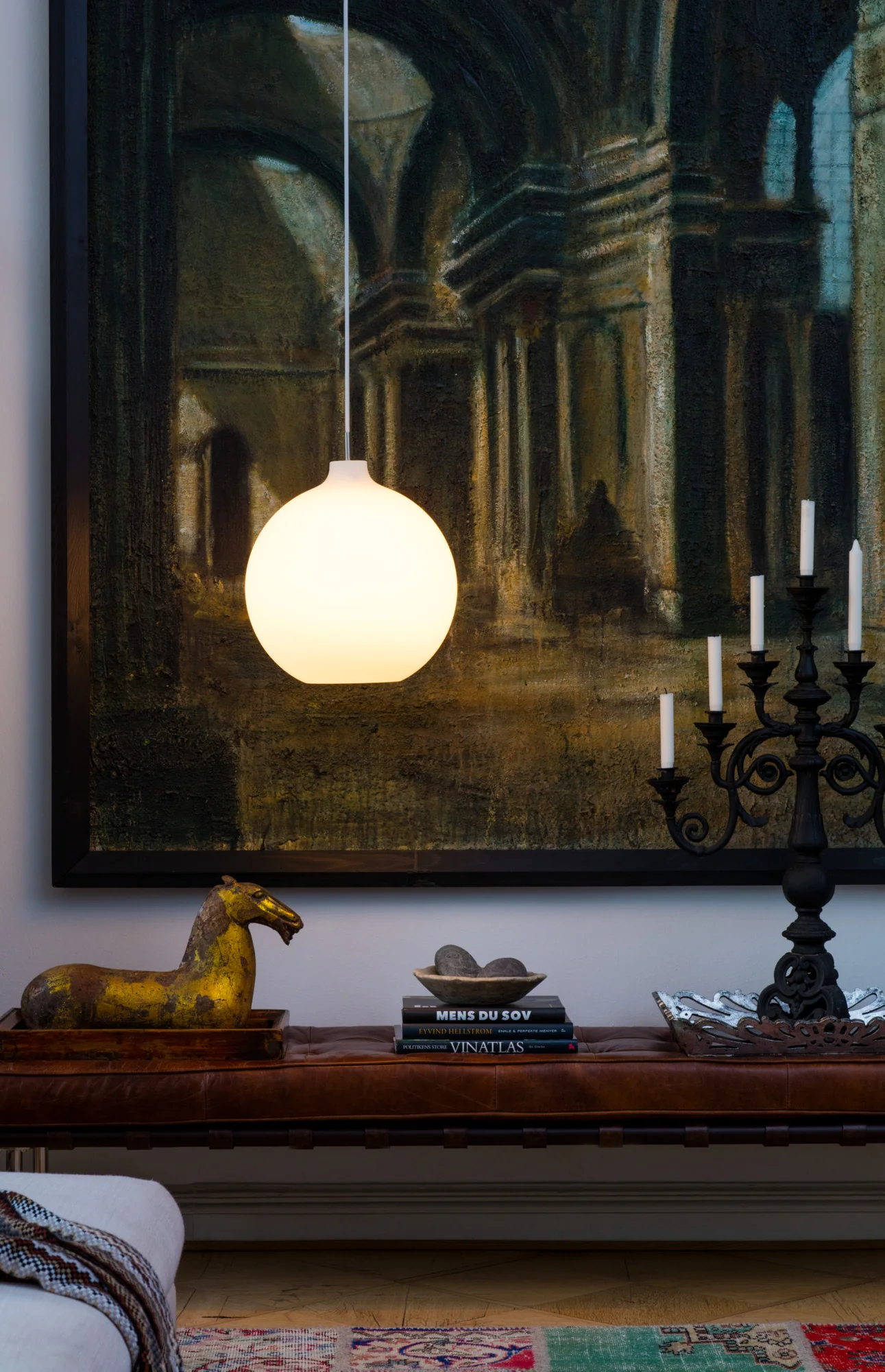 Lampa wisząca WOHLERT białe szkło - Image 38