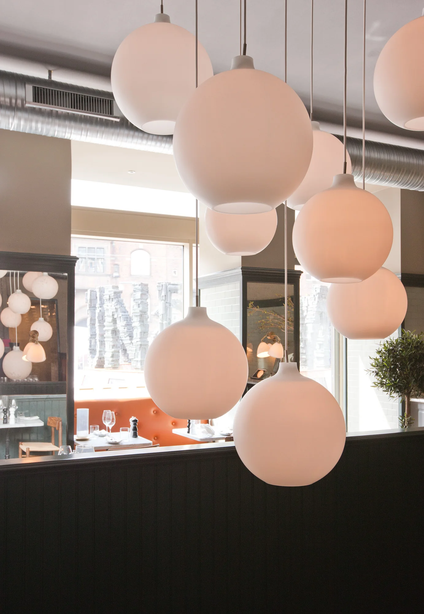 Lampa wisząca WOHLERT białe szkło - Image 46