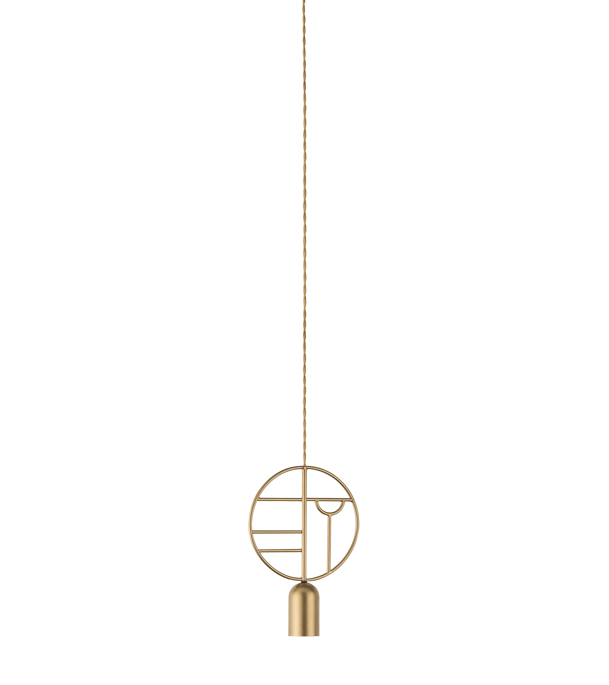 Lampa wisząca WOODEN DOTS WD01 mosiężny - Image 3