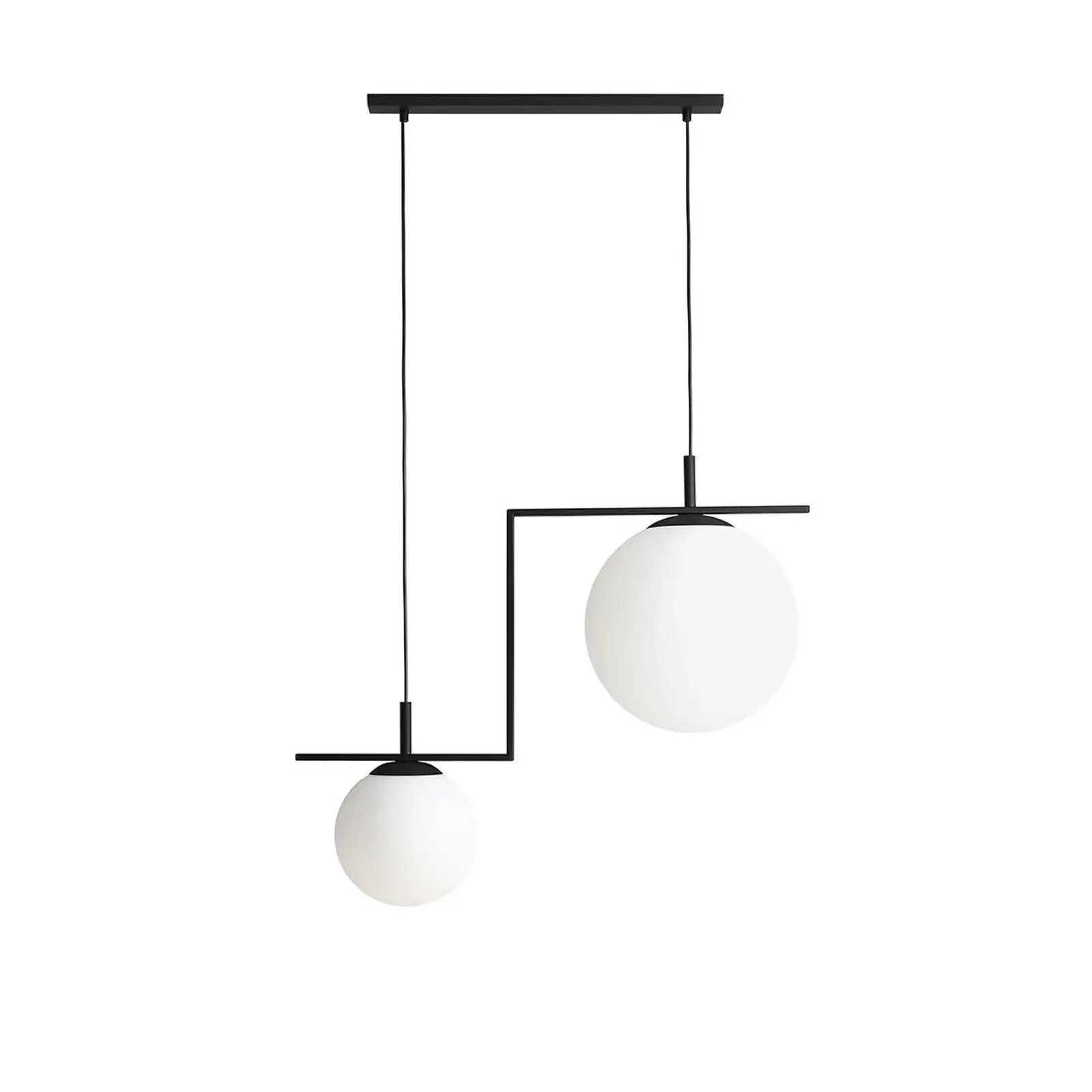 Lampa wisząca ZAC DUO czarny