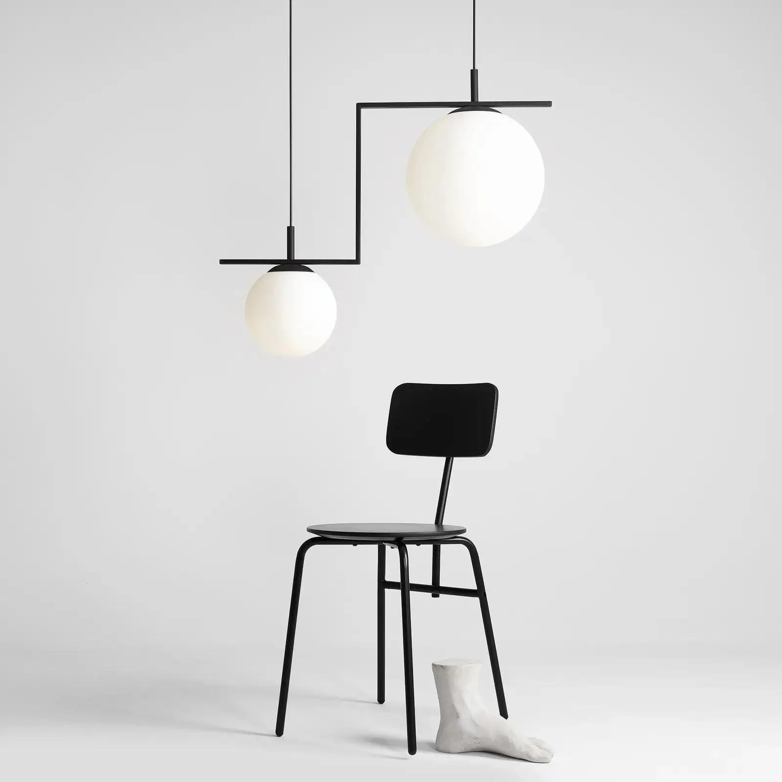 Lampa wisząca ZAC DUO czarny - Image 2