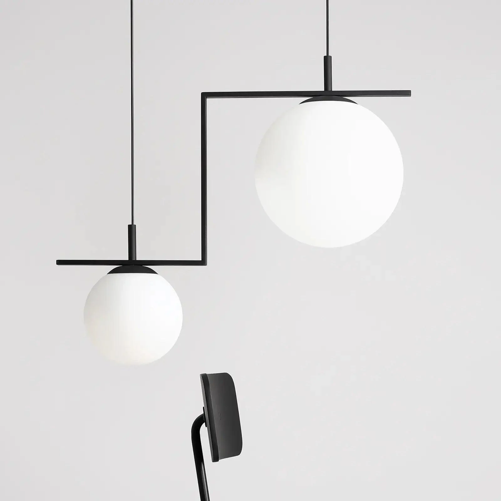 Lampa wisząca ZAC DUO czarny - Image 3