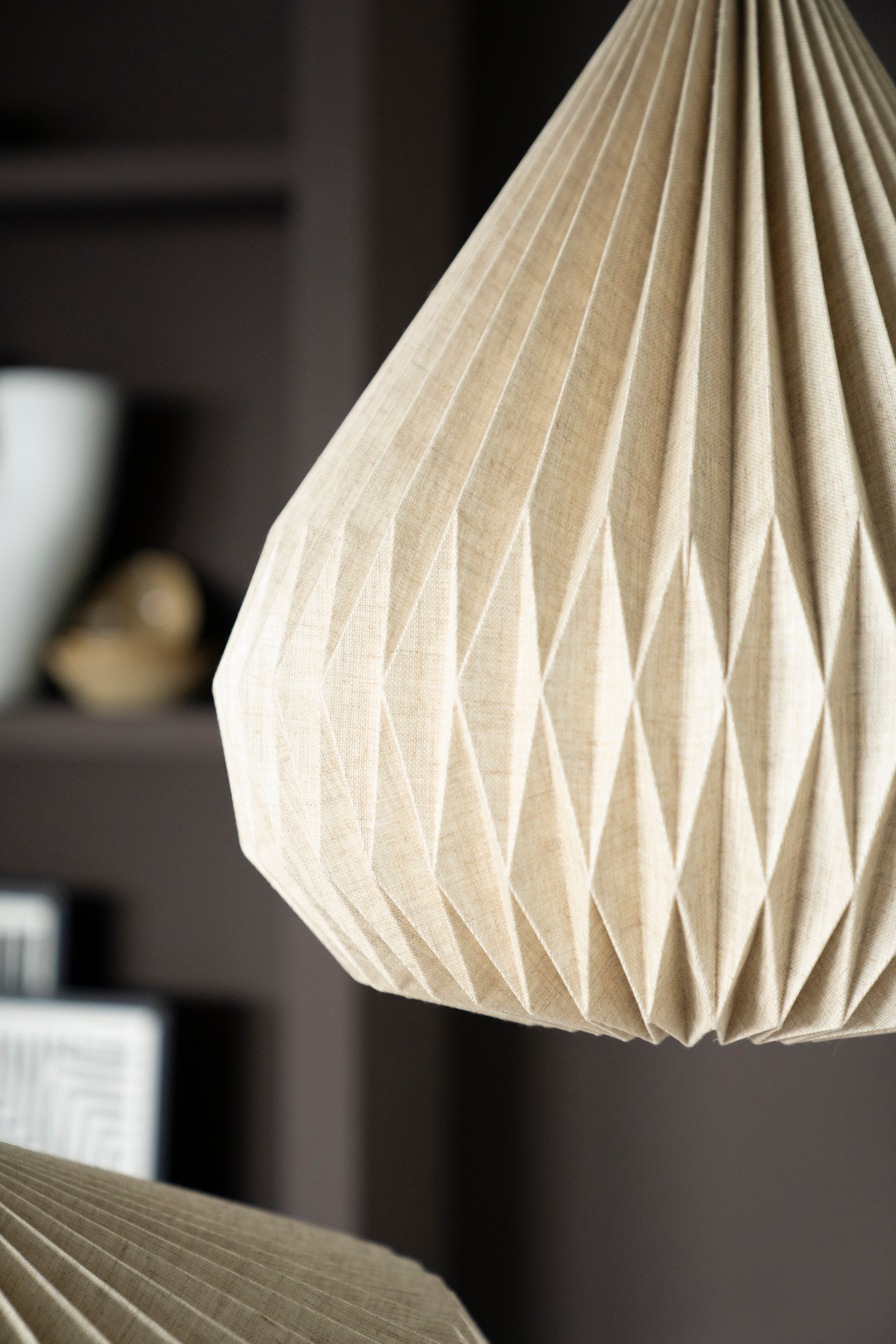 Lampa wisząca ZUKI papier i len - Image 4