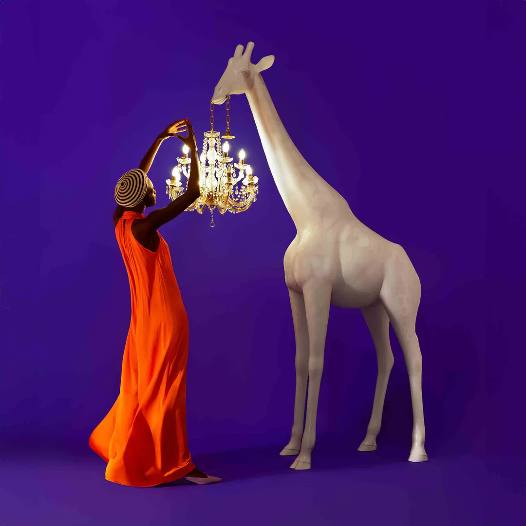Lampa zewnętrzna GIRAFFE IN LOVE M różowy - Image 2