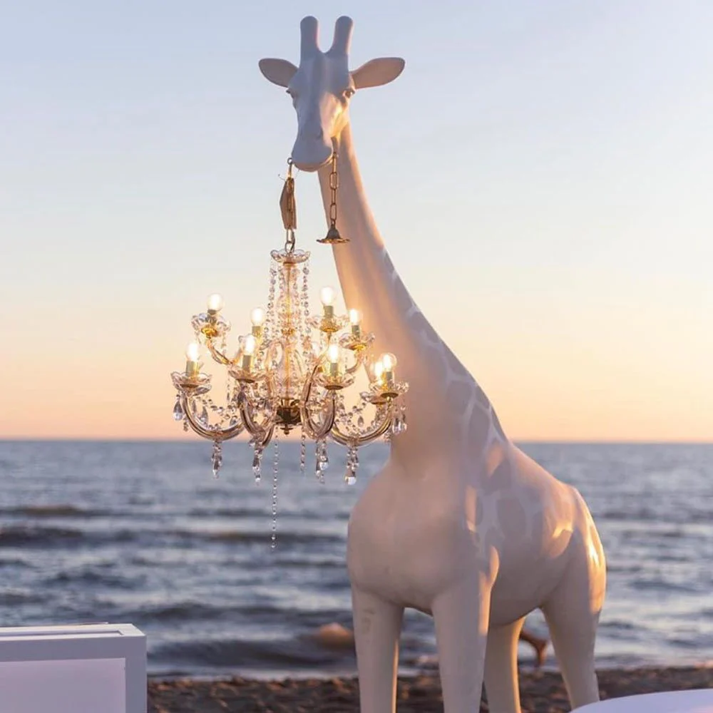 Lampa zewnętrzna GIRAFFE IN LOVE M różowy - Image 3