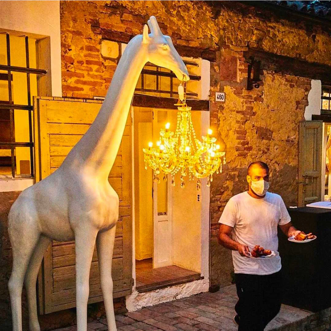 Lampa zewnętrzna GIRAFFE IN LOVE M różowy - Image 4