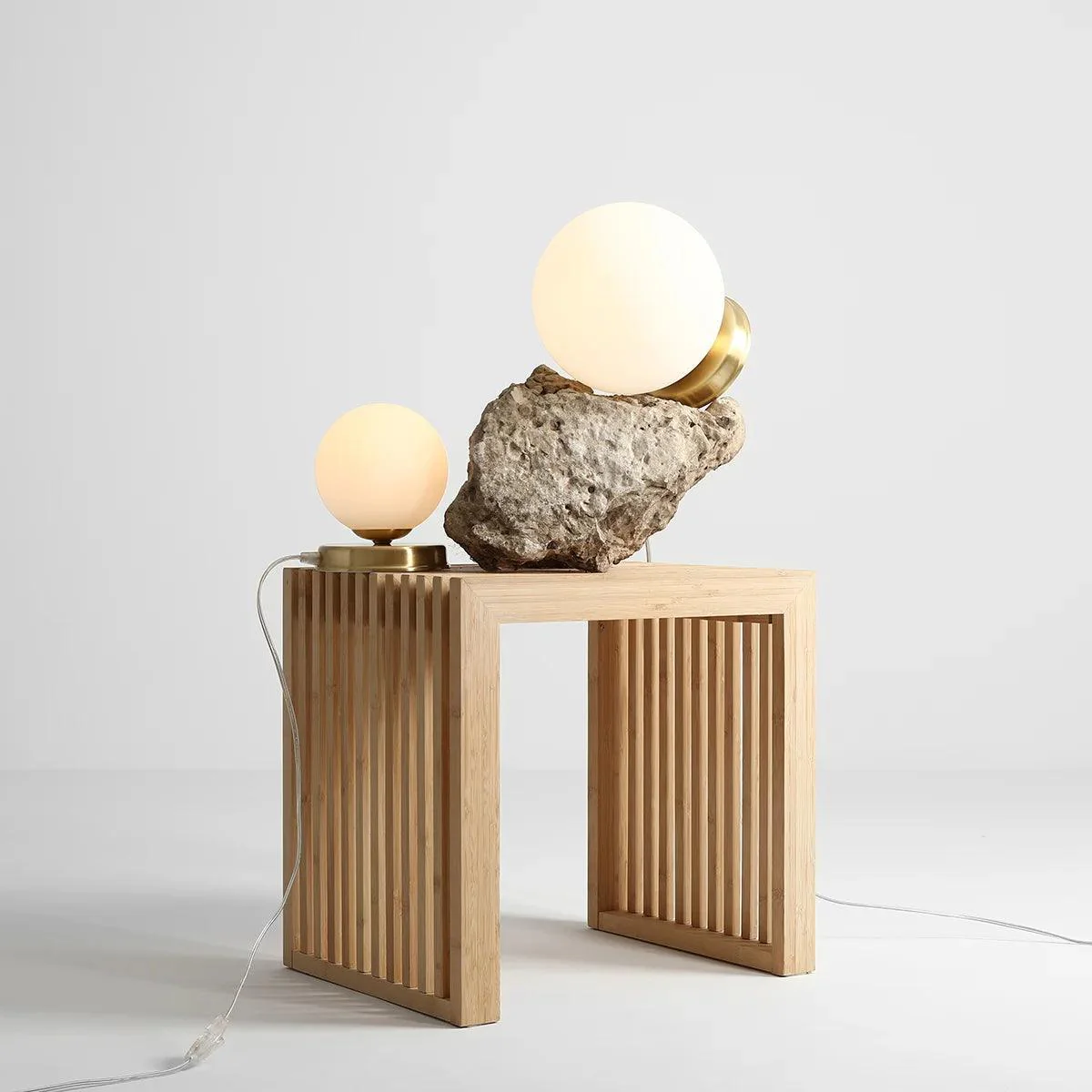 Lampa stołowa BALL mosiężny - Image 5