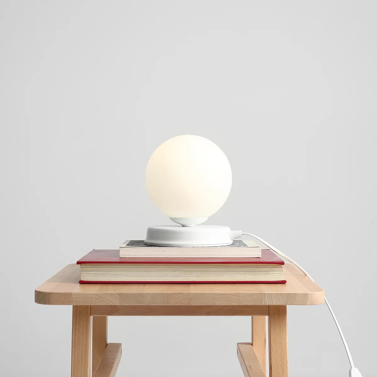 Lampa stołowa BALL biały - Image 9