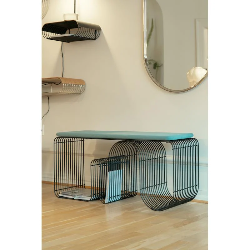 Ławka CURVA czarny - Image 3