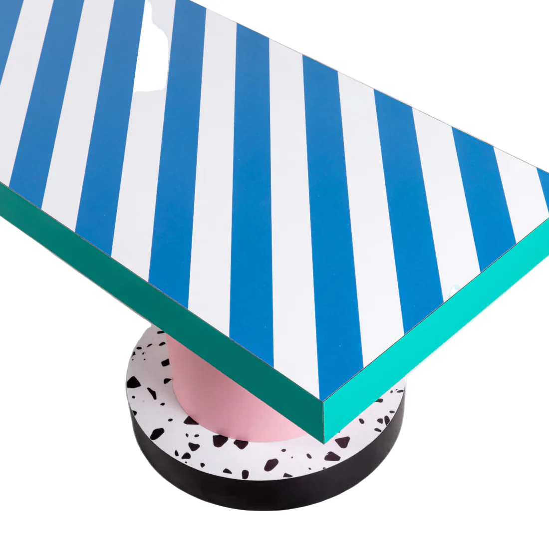 Ławka SUPERBENCH BLUE STRIPES niebieski z różówym - Image 4