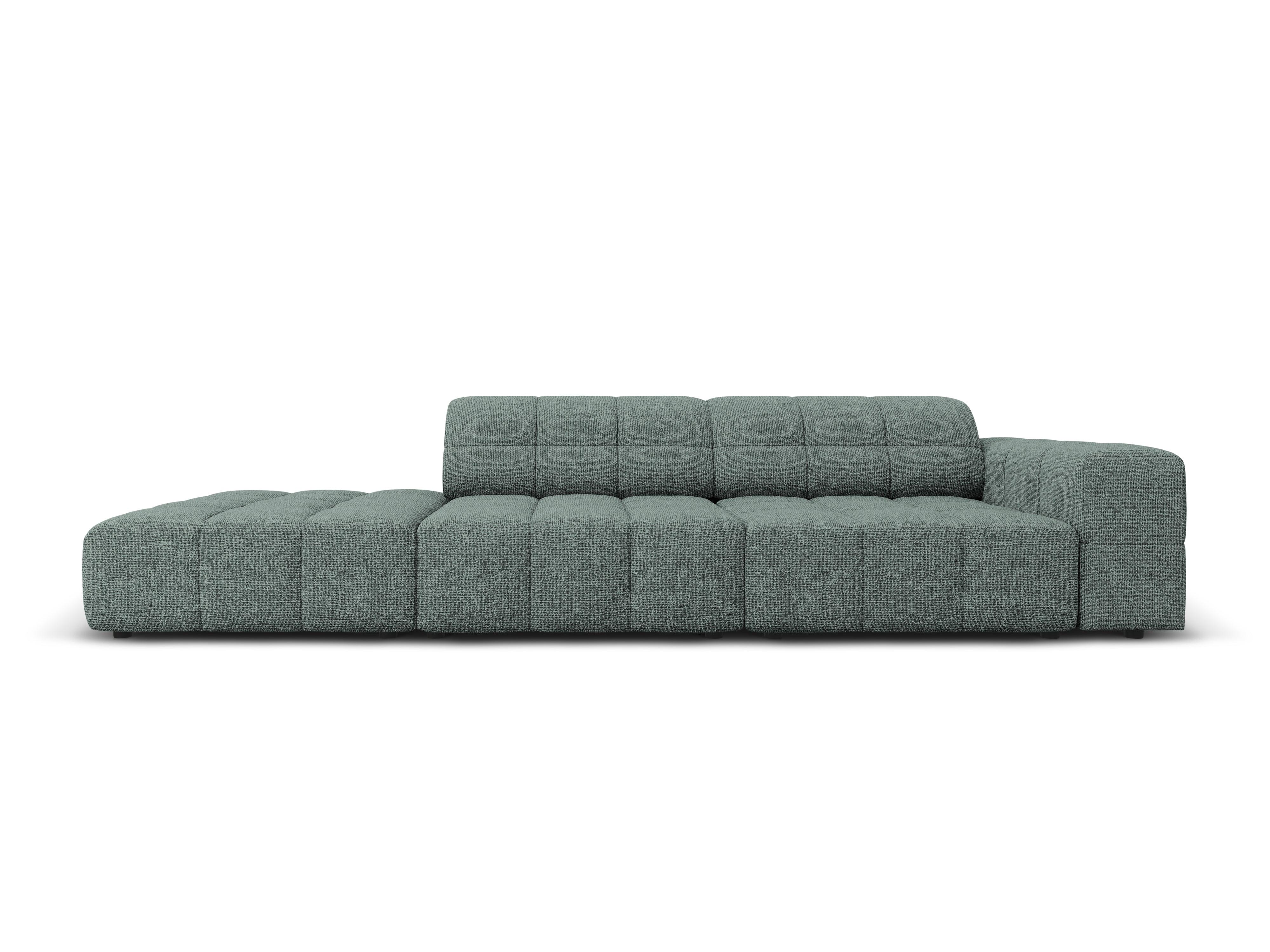 Sofa lewostronna 3-osobowa CHICAGO petrol szenil - Image 9