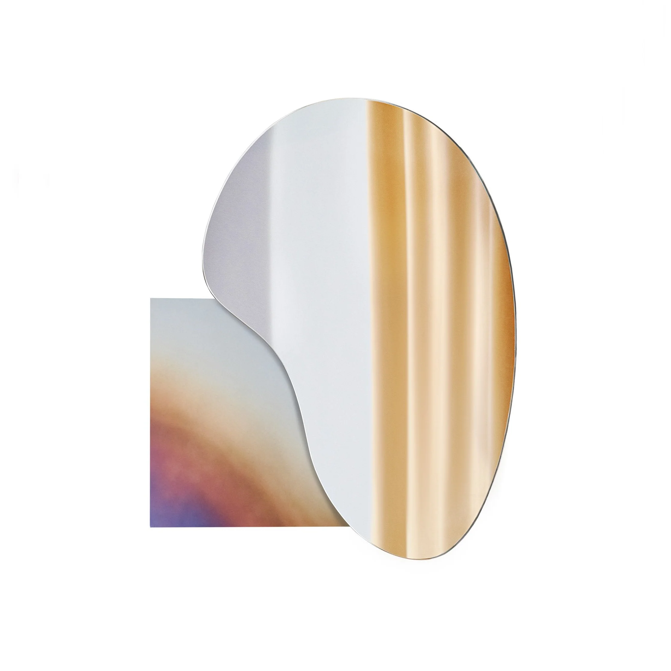 Lustro LAKE 4 - LIMITED EDITION opalana stal