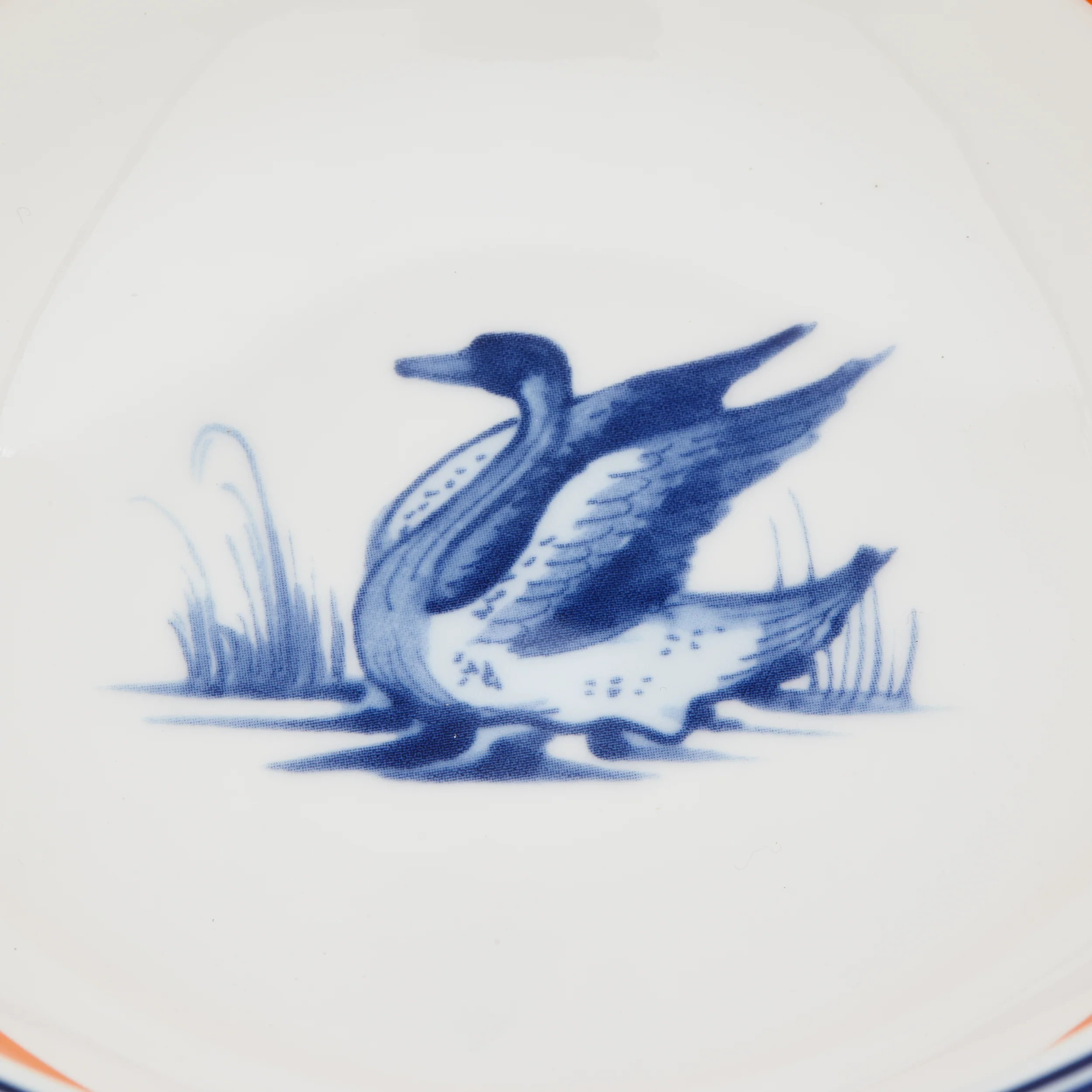 Miska BIRD biały z pomarańczowym i niebieskim - Image 6