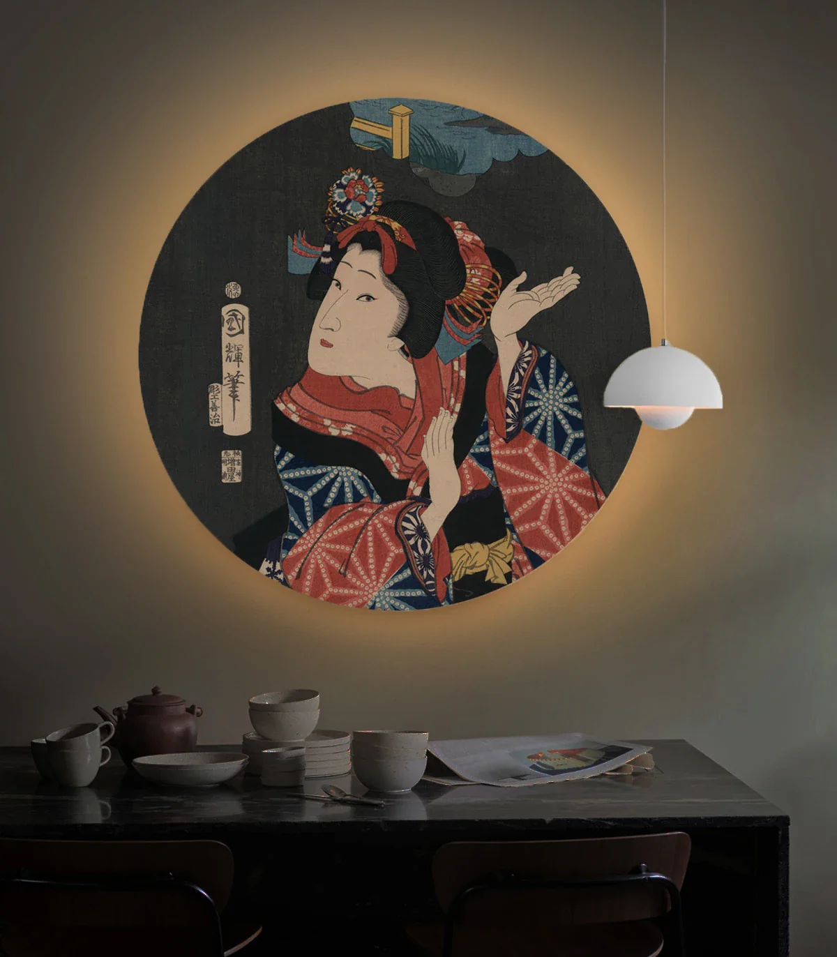 Lampa ścienna DOTS LIGHTING - SPIRIT OF ONNA ciemny grafit - Image 2