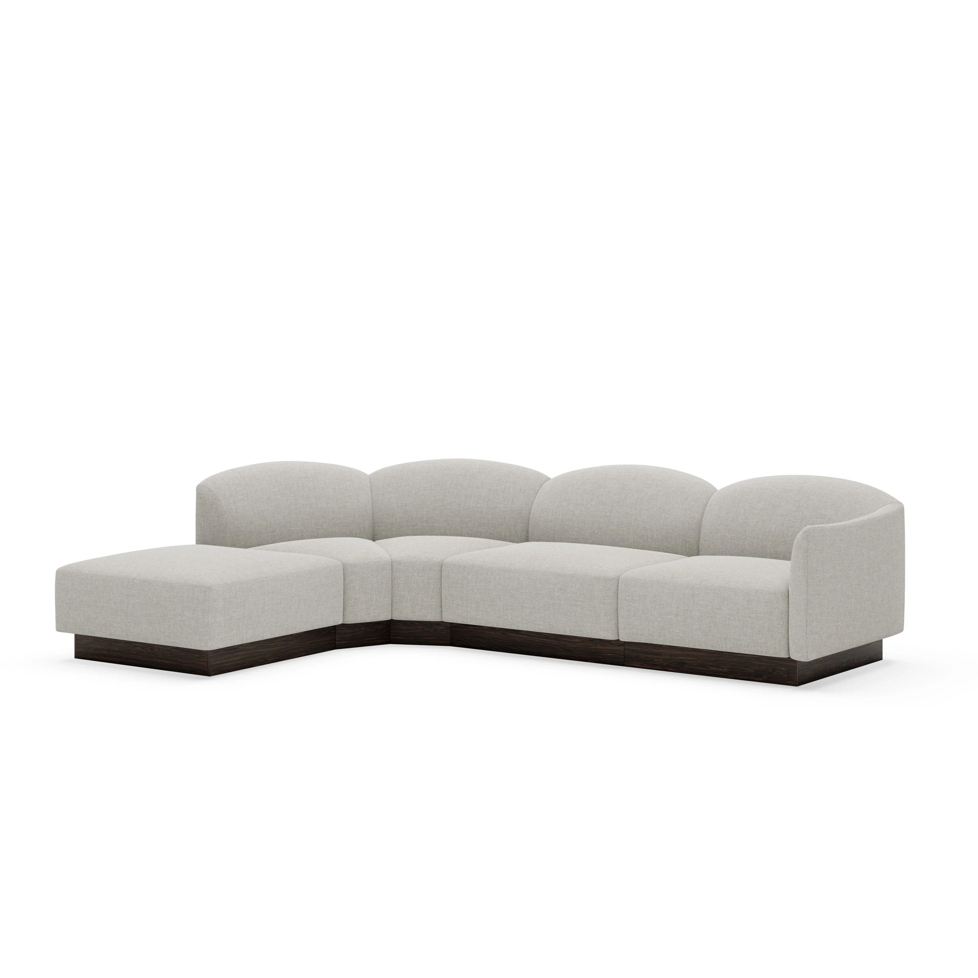 Narożnik modułowy półokrągły lewostronny SHORE personalizowany - Image 4