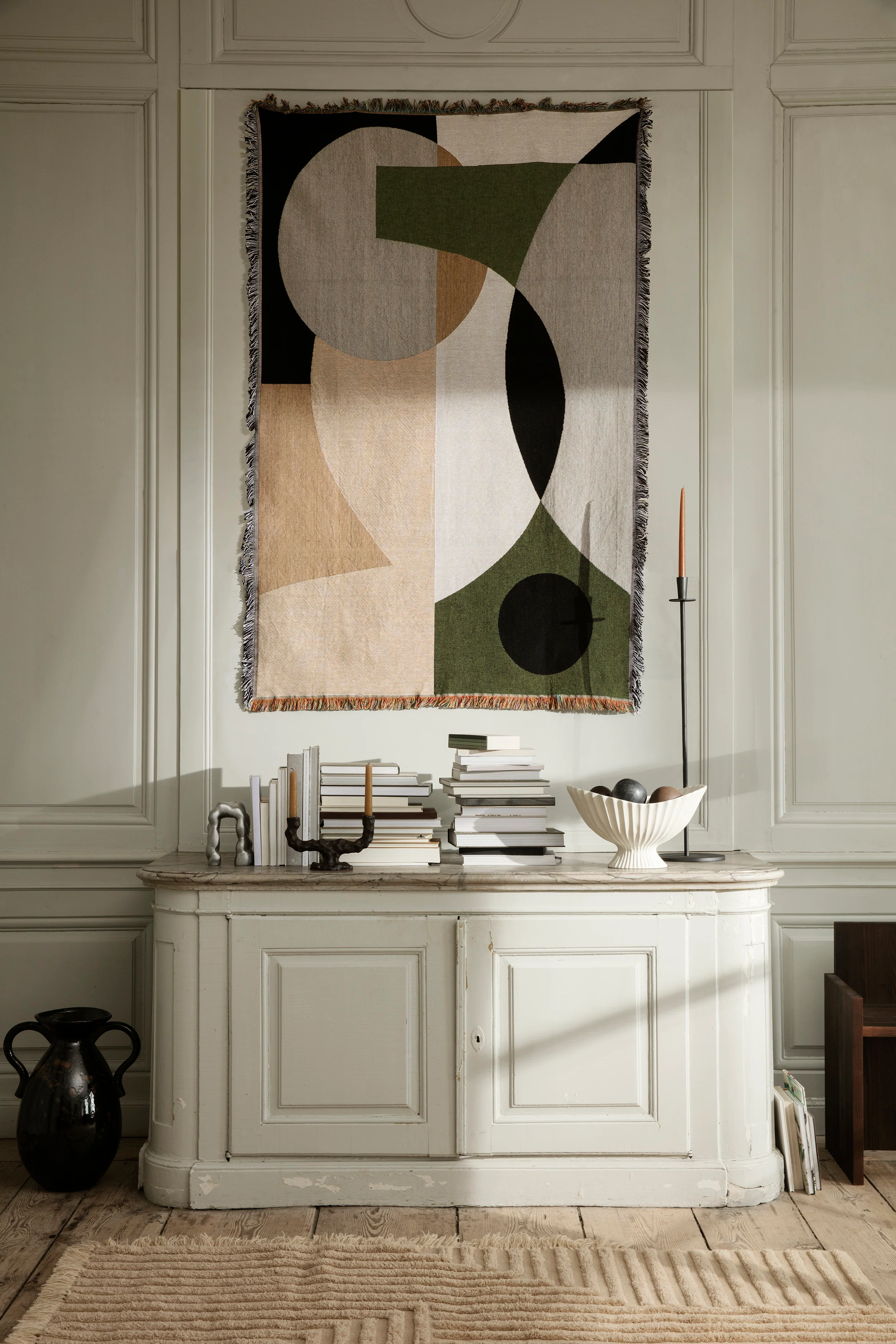 Narzuta ENTIRE TAPESTRY beżowy z olikowym - Image 7