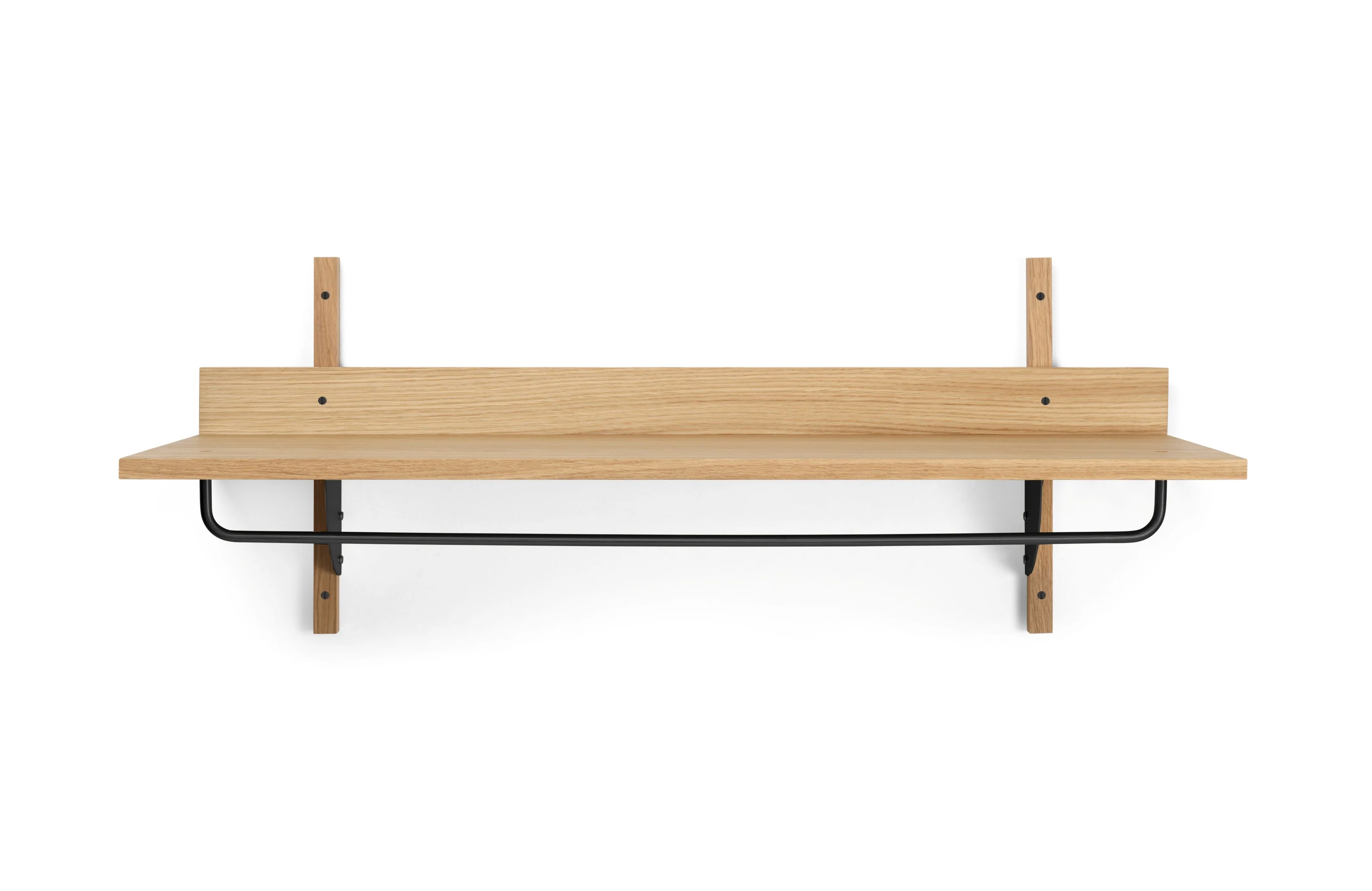 Półka z relingiem SECTOR RACK SHELF fornir dębowy - Image 3