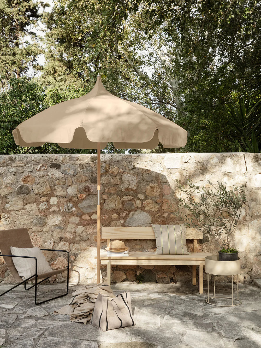 Parasol ogrodowy LULL czekoladowy - Image 2