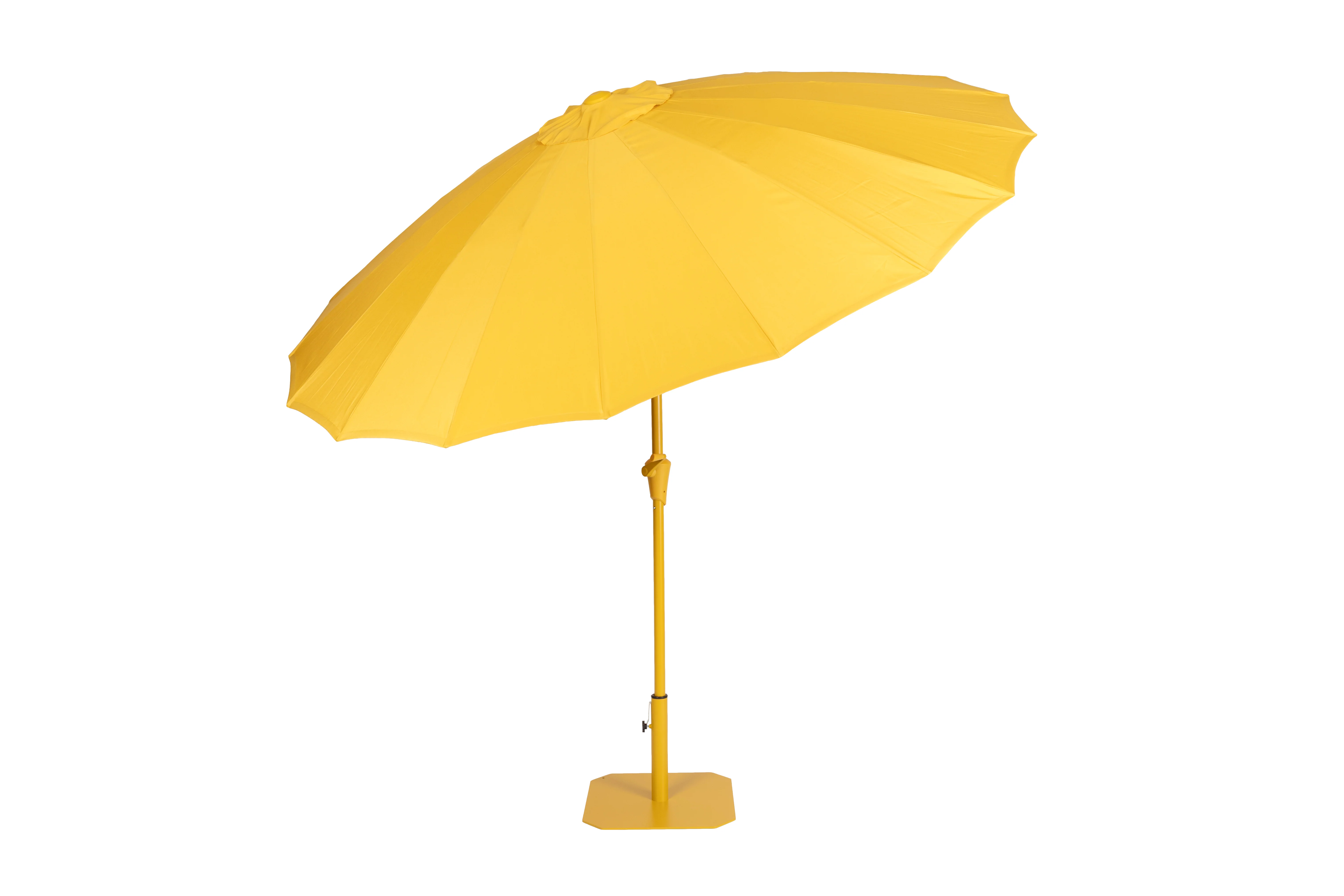 Parasol z podstawą SUNSHINE żółty - Image 3