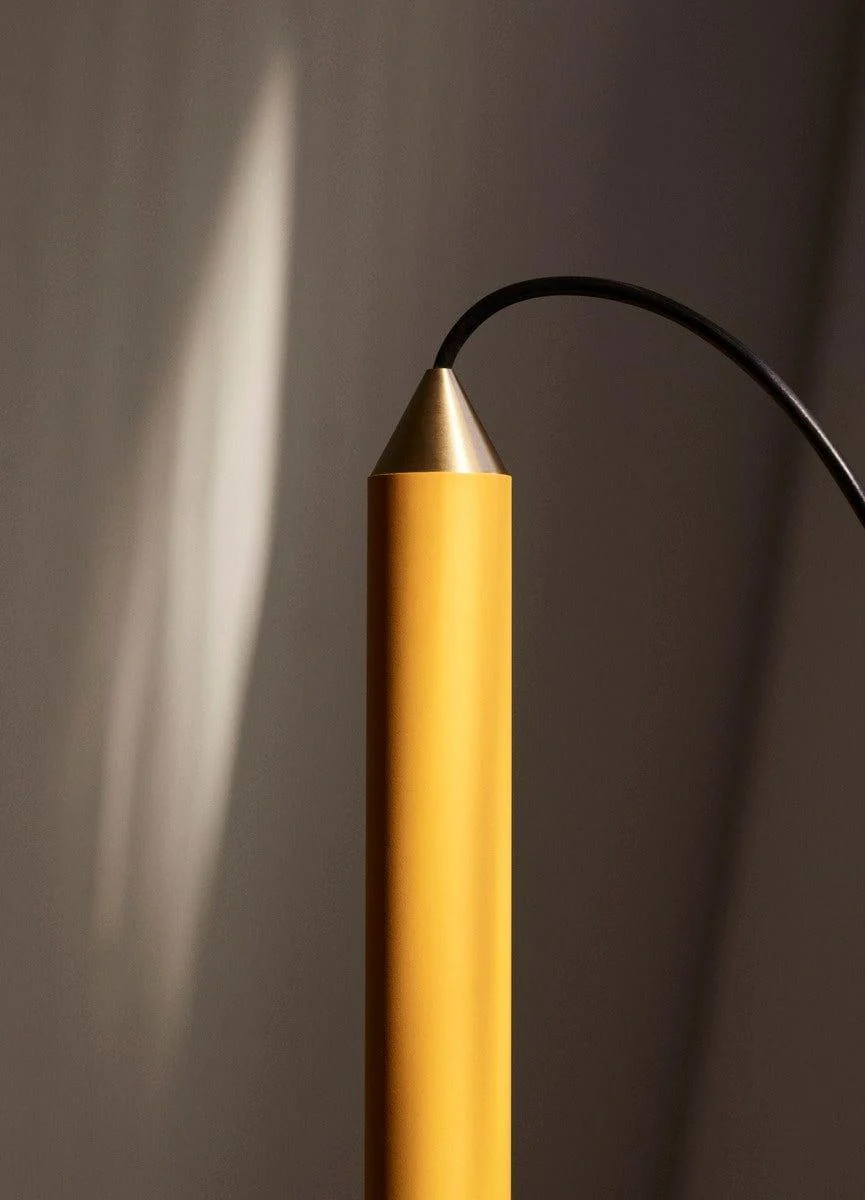 Lampa wisząca APOLLO pomarańczowy z mosiężnym wykończeniem - Image 5