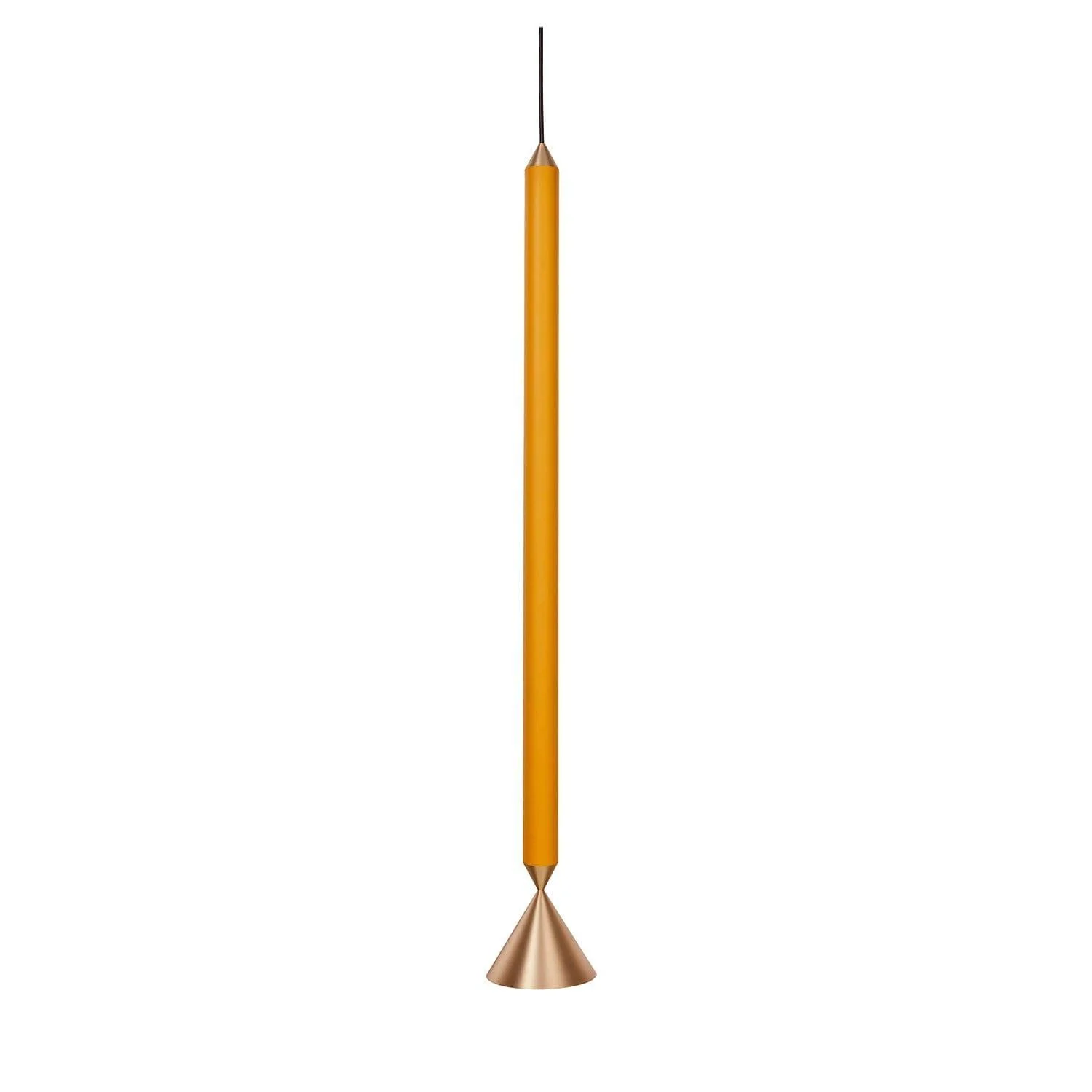 Lampa wisząca APOLLO pomarańczowy z mosiężnym wykończeniem - Image 8