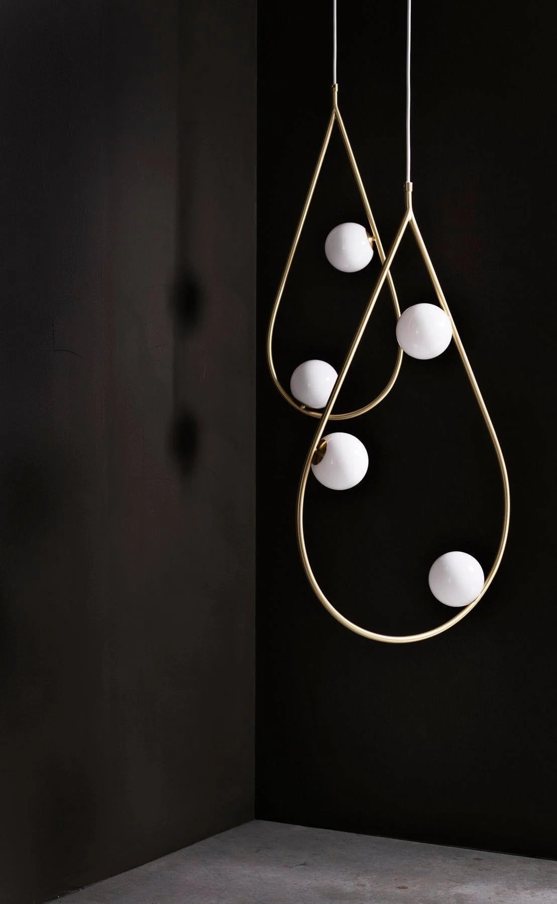 Lampa wisząca PEARLS mosiężny - Image 2
