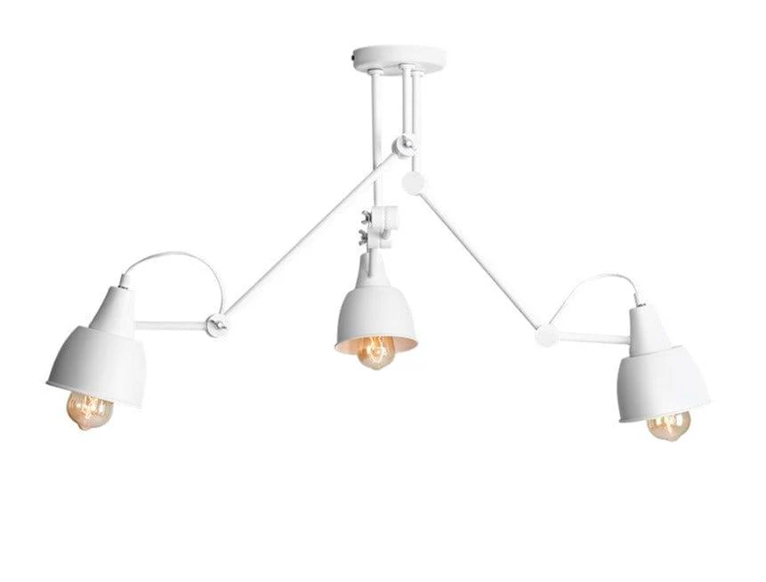 Lampa sufitowa trzypunktowa regulowana AIDA TRIO biały