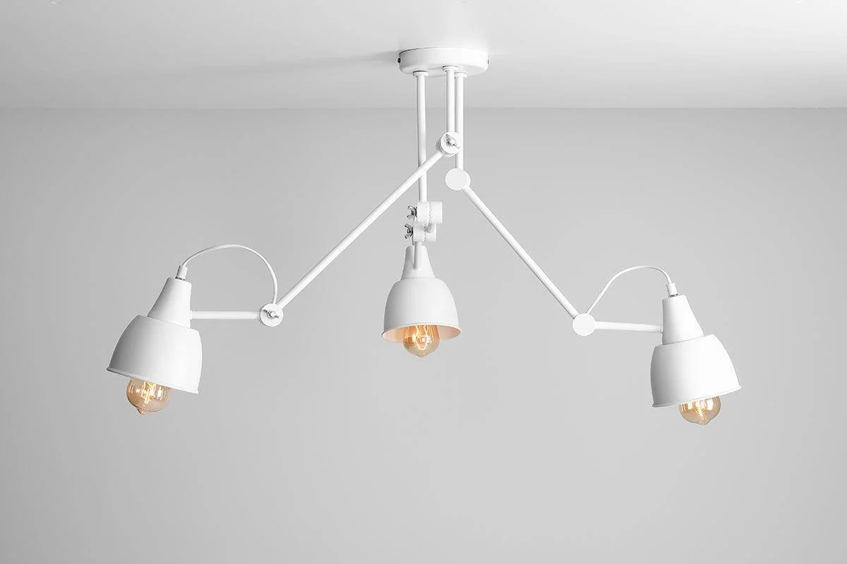 Lampa sufitowa trzypunktowa regulowana AIDA TRIO biały - Image 3