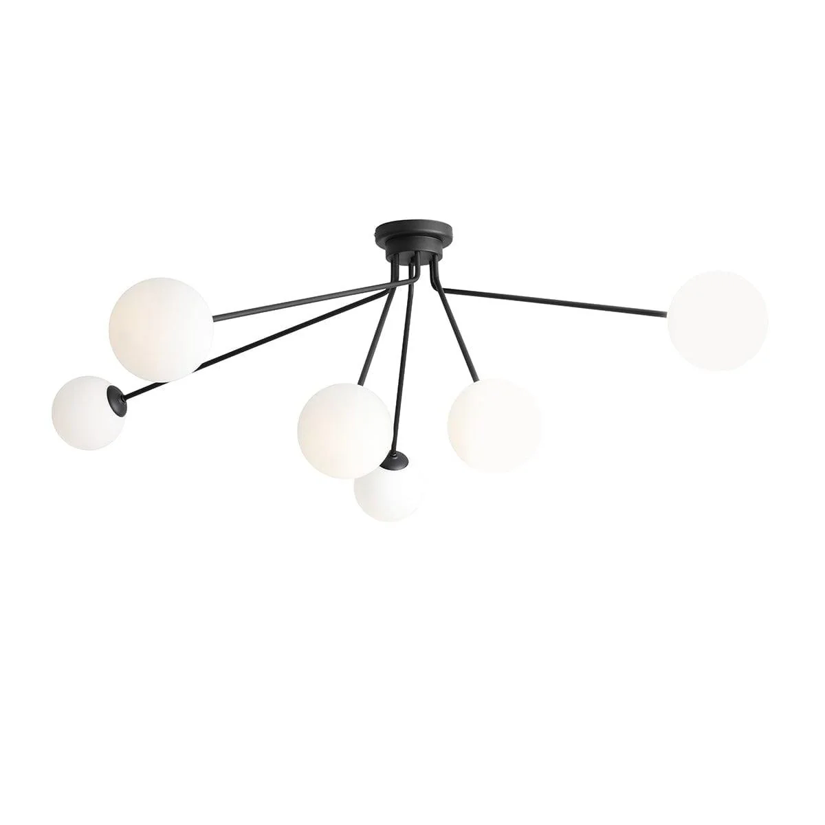 Lampa sufitowa HOLM HEXA czarny