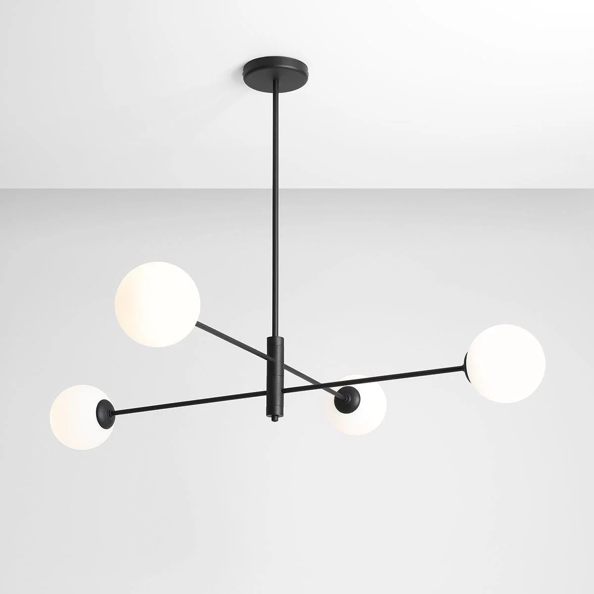 Lampa wisząca czteropunktowa HOMME QUATRO czarny - Image 3