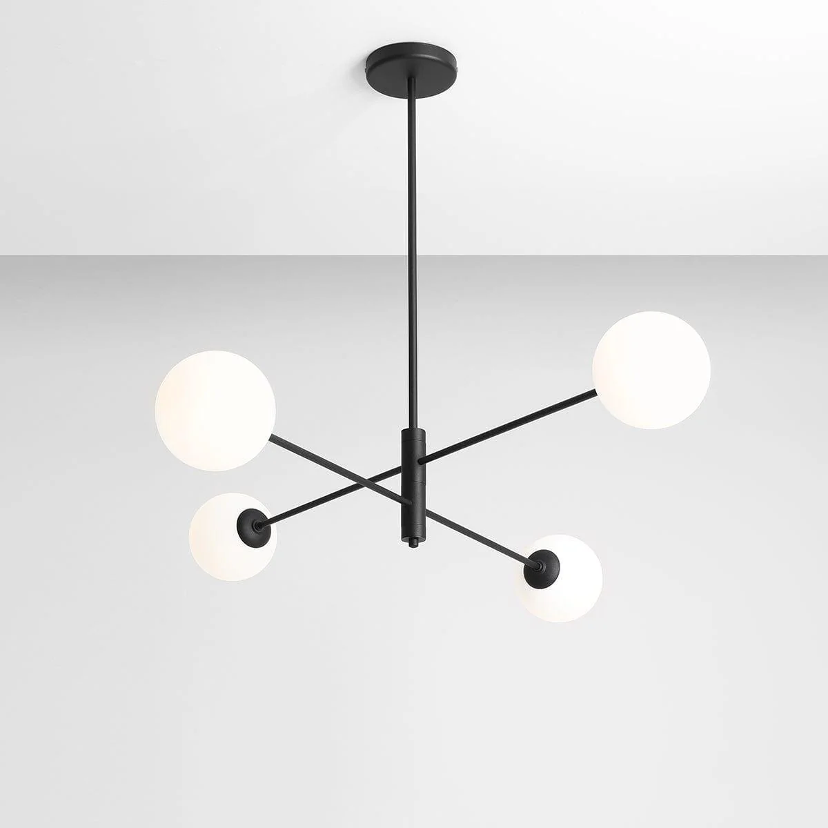 Lampa wisząca czteropunktowa HOMME QUATRO czarny - Image 4