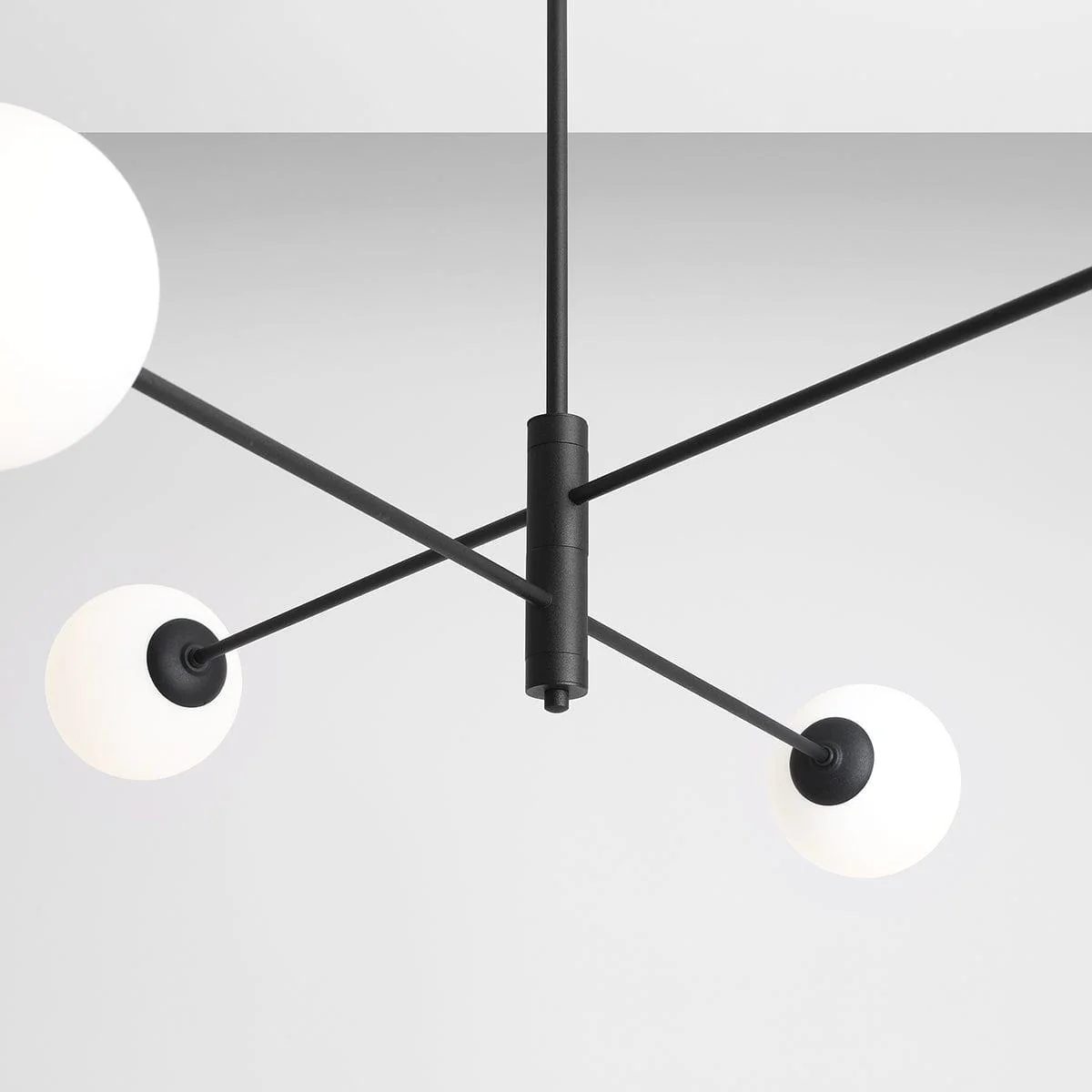 Lampa wisząca czteropunktowa HOMME QUATRO czarny - Image 5