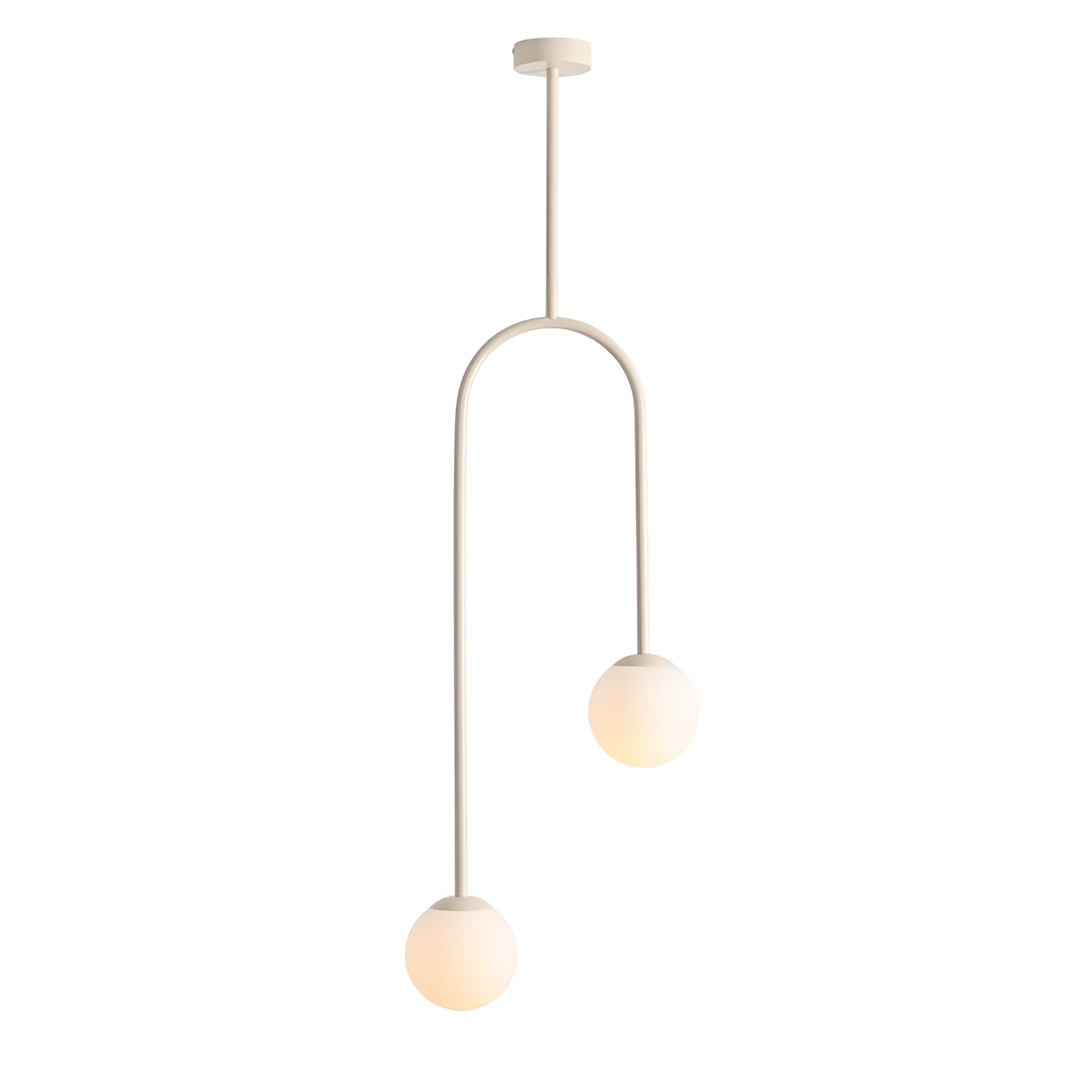 Lampa sufitowa NAVE DUO kremowy