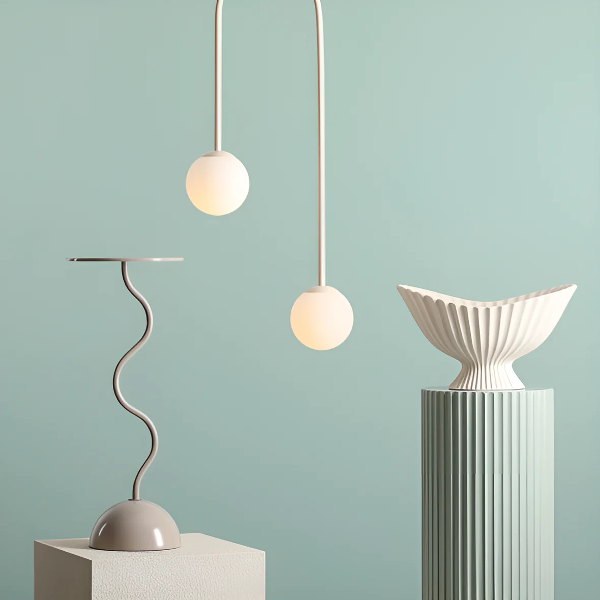 Lampa sufitowa NAVE DUO kremowy - Image 3