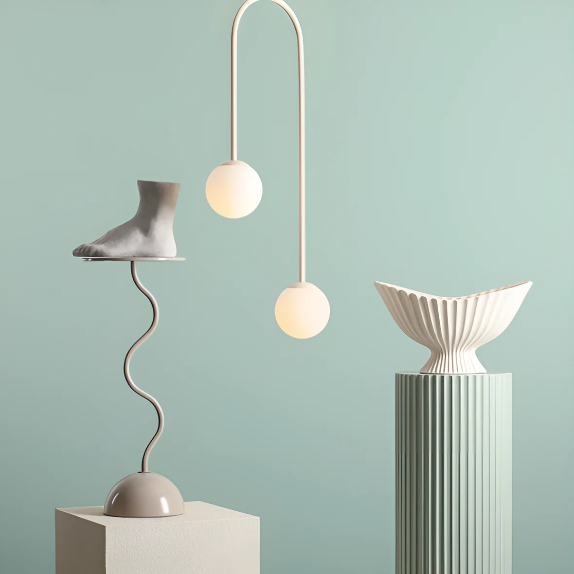 Lampa sufitowa NAVE DUO kremowy - Image 4