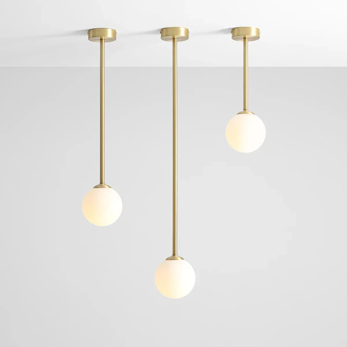 Lampa sufitowa PINNE mosiężny - Image 4