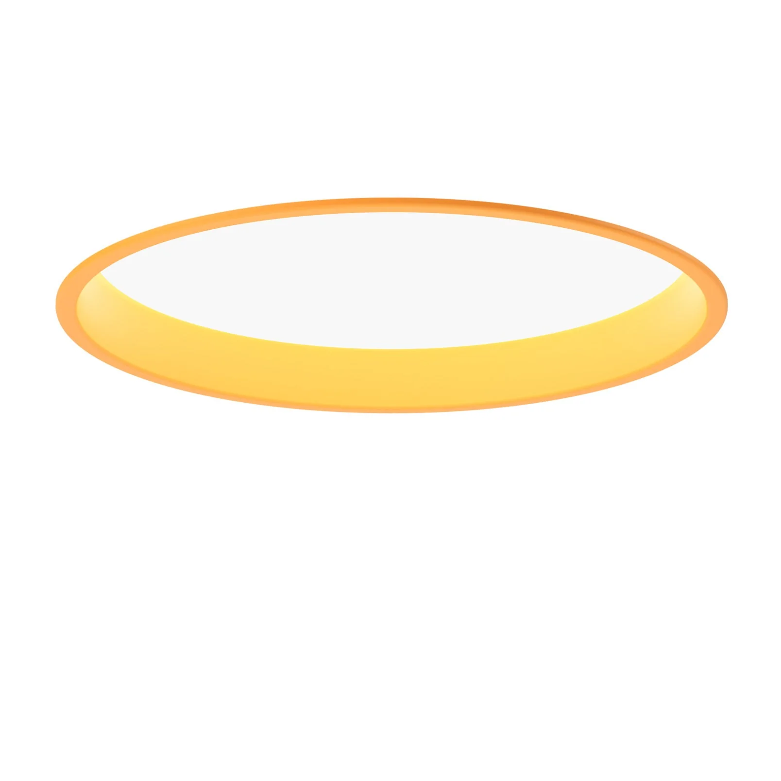 Plafon podtynkowy LP CIRCLE RECESSED żółty