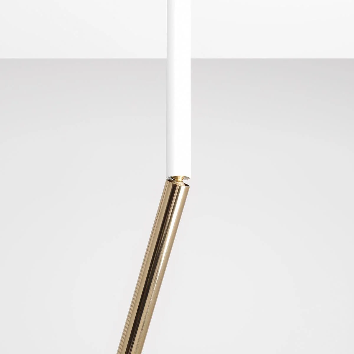 Lampa sufitowa regulowana STICK biały ze złotym wykończeniem - Image 2