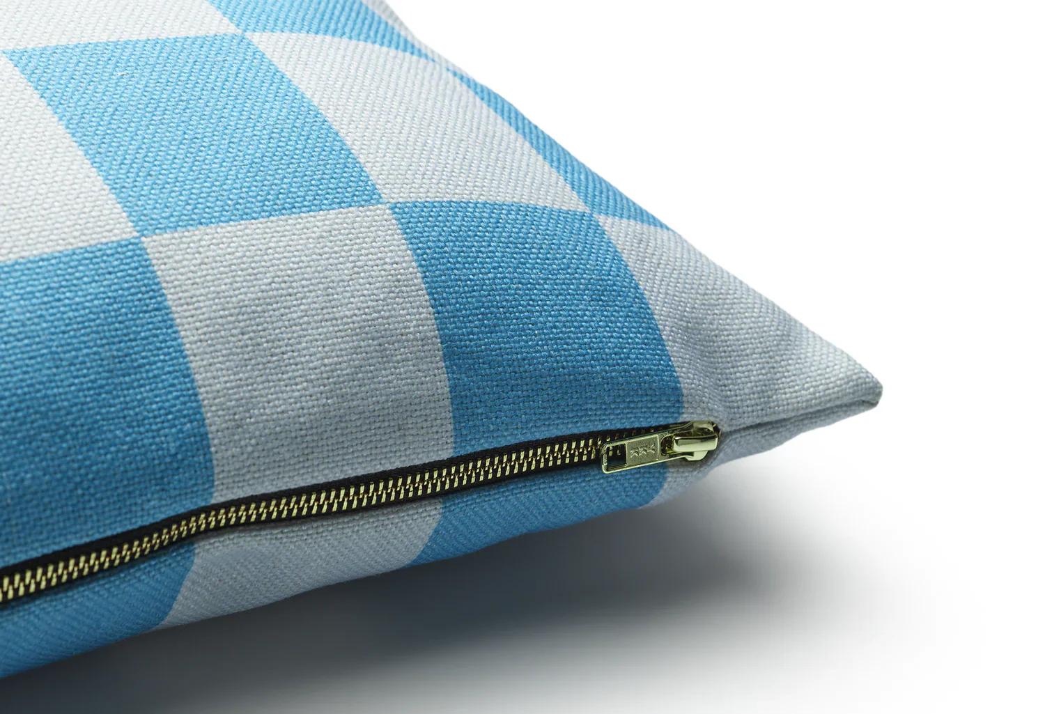 Poduszka prostokątna STRIPES AND CHECKS niebieski - Image 3