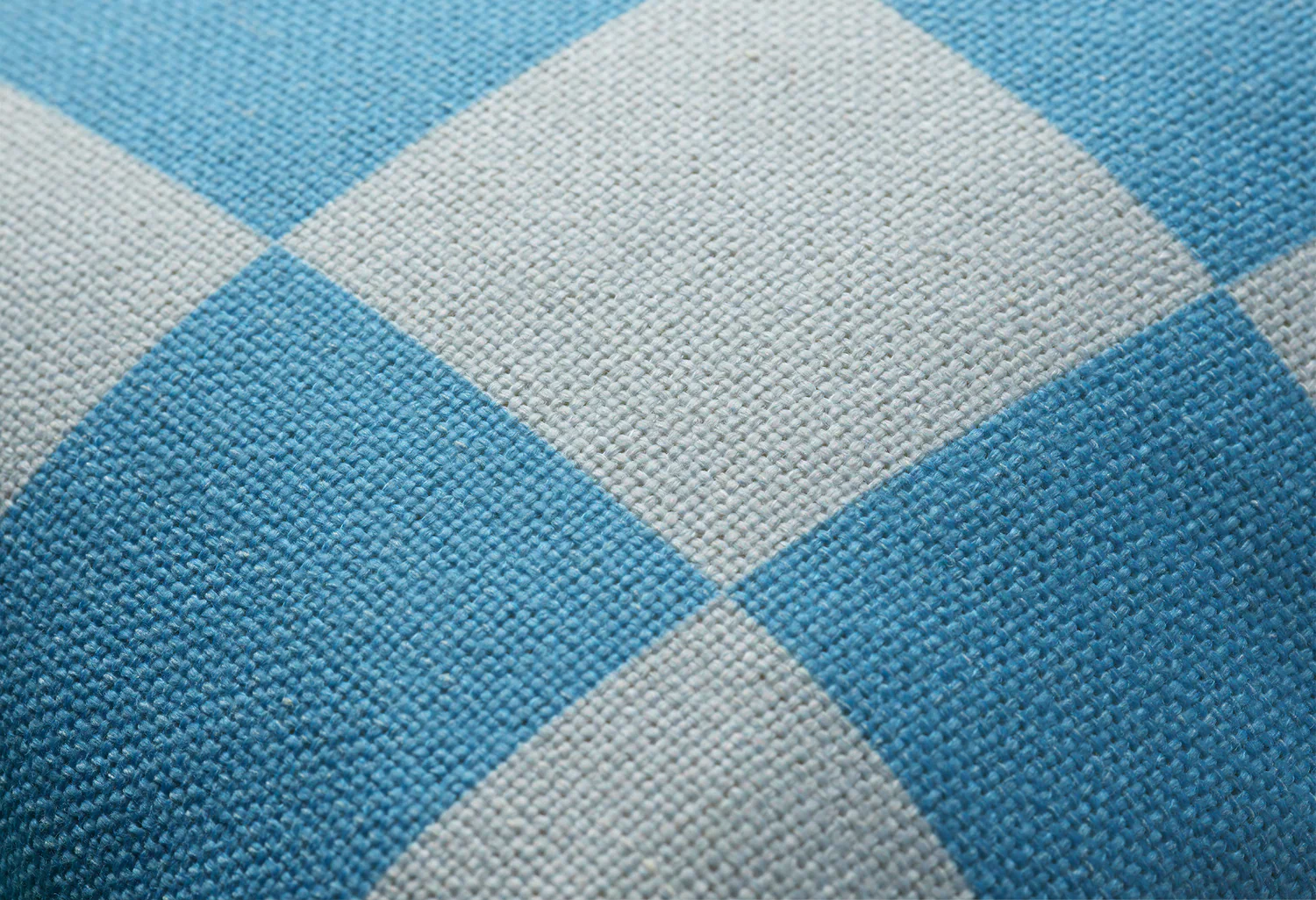 Poduszka prostokątna STRIPES AND CHECKS niebieski - Image 5