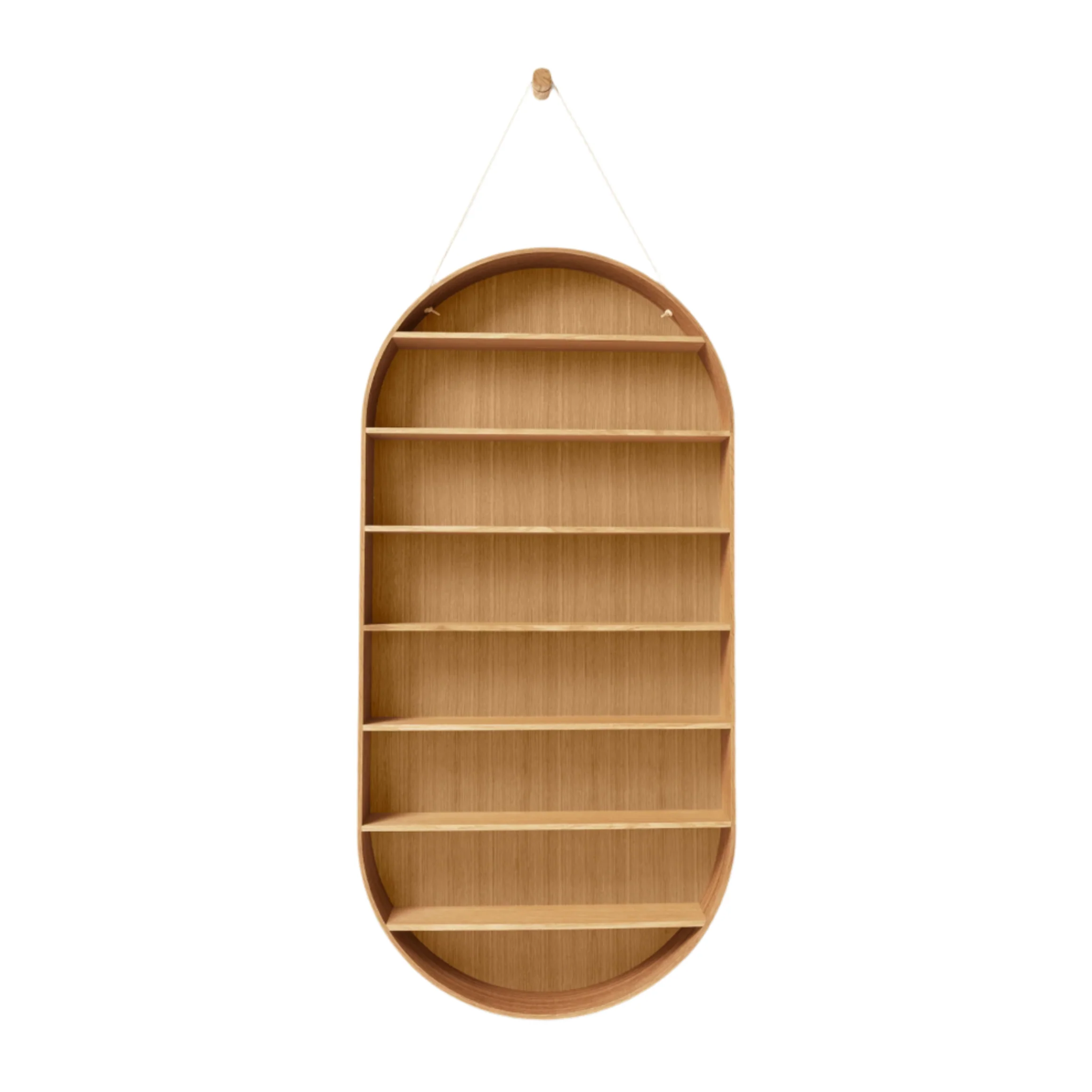 Półka wisząca OVAL DORM dąb olejowany