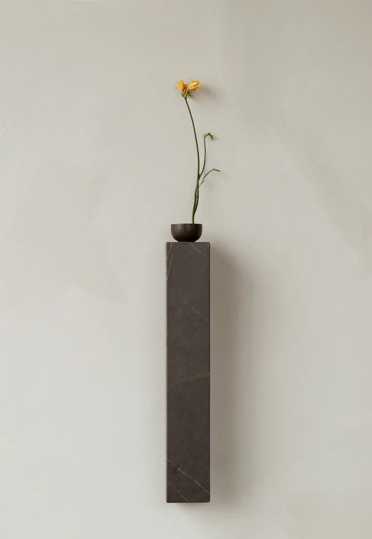 Półka wisząca PLINTH brązowy marmur - Image 9