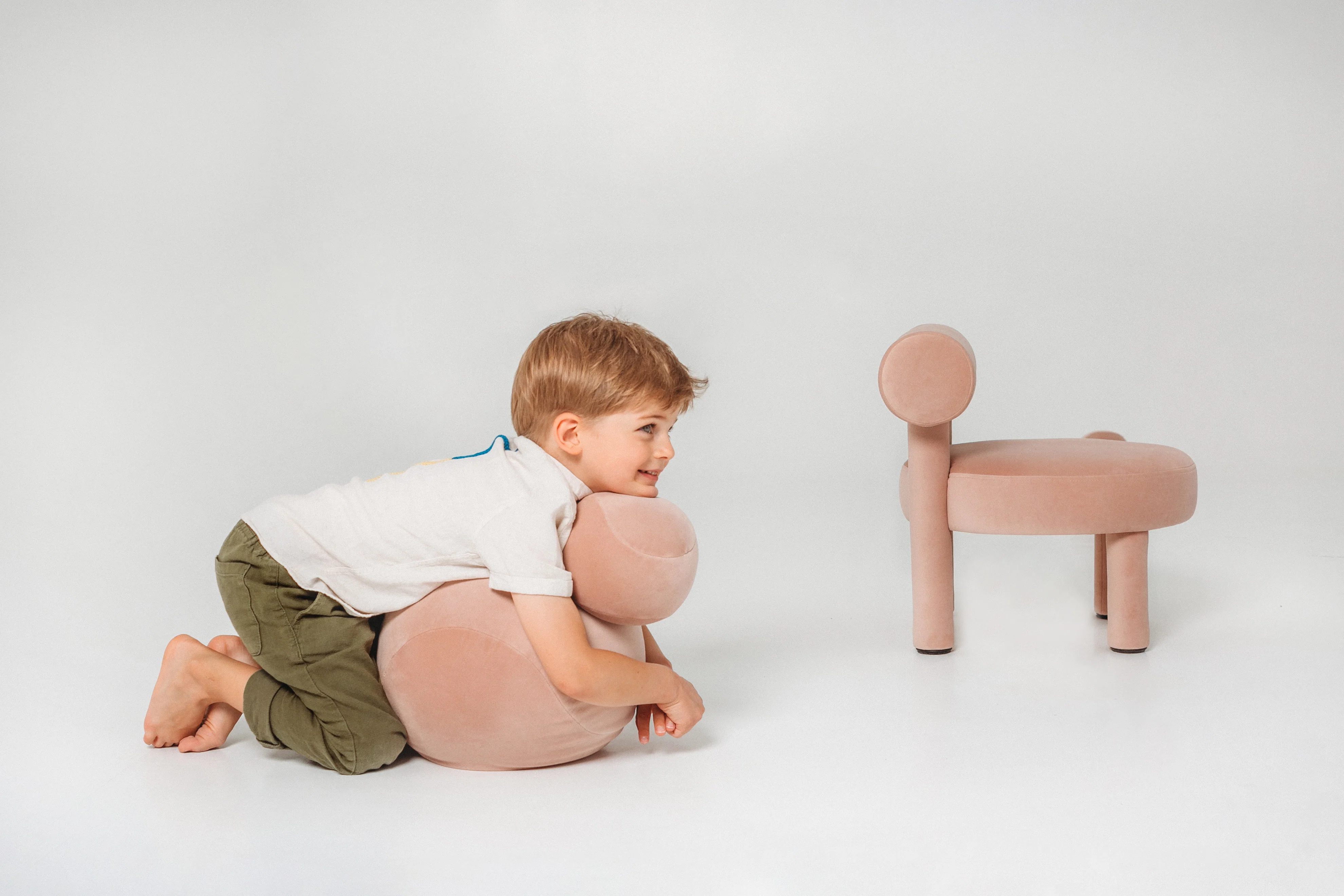 Puf dziecięcy BABY SPHERIC tapicerowany - Image 12