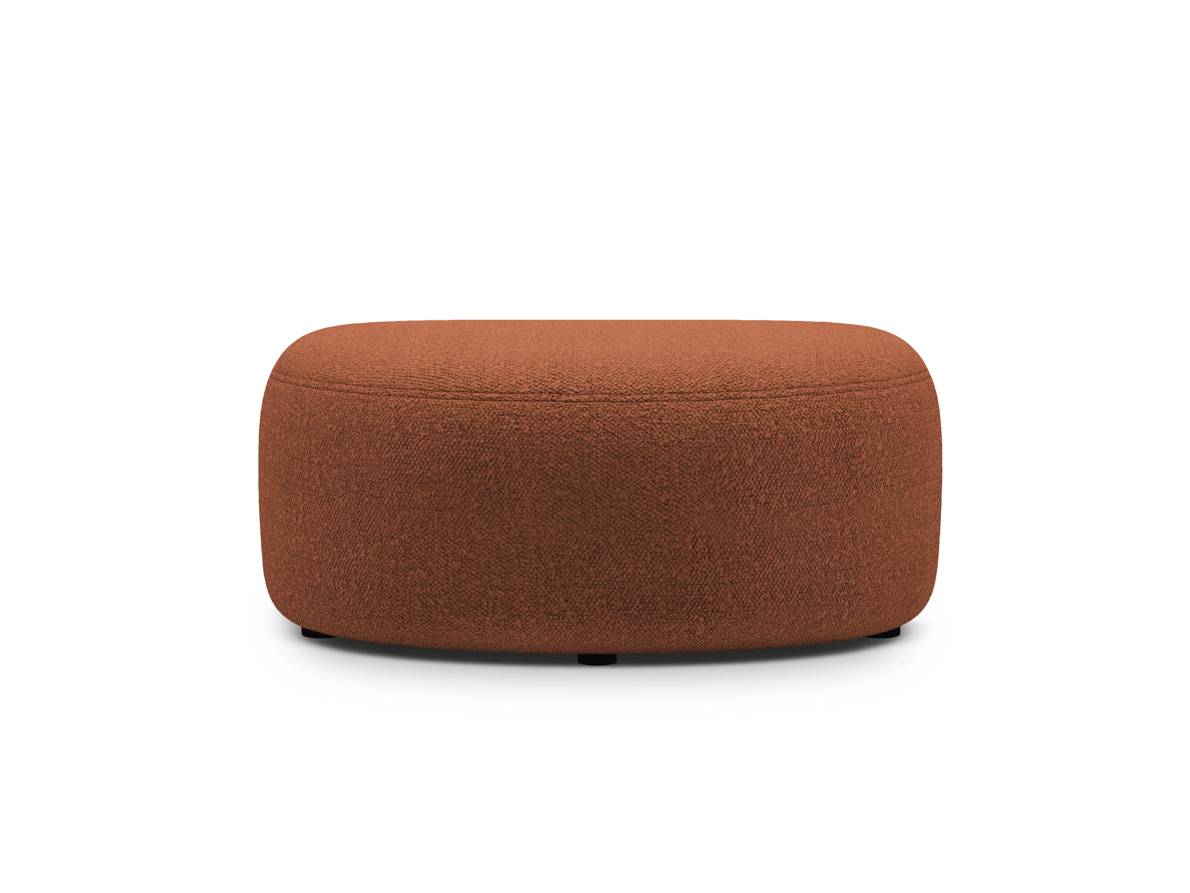 Puf KATE terracotta boucle - Image 2