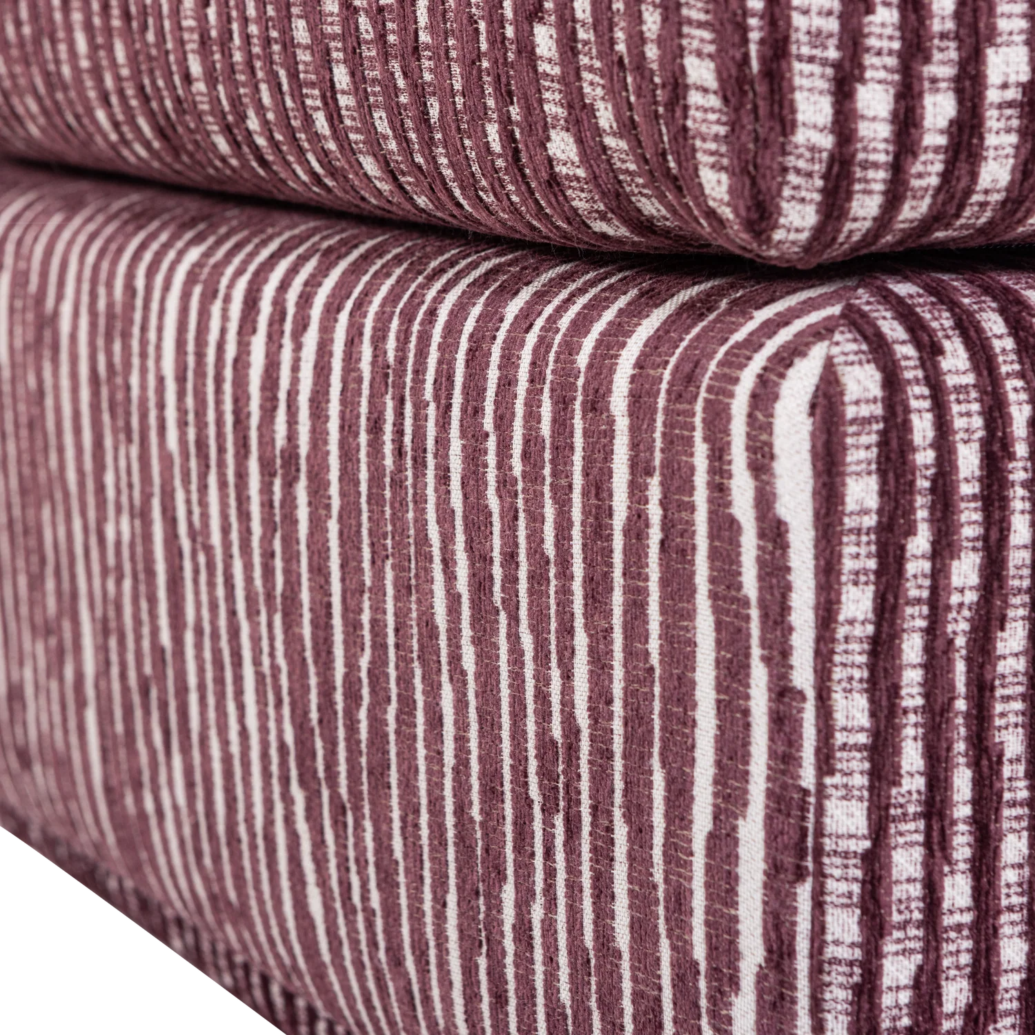 Puf LOU burgundowy z szarym - Image 4