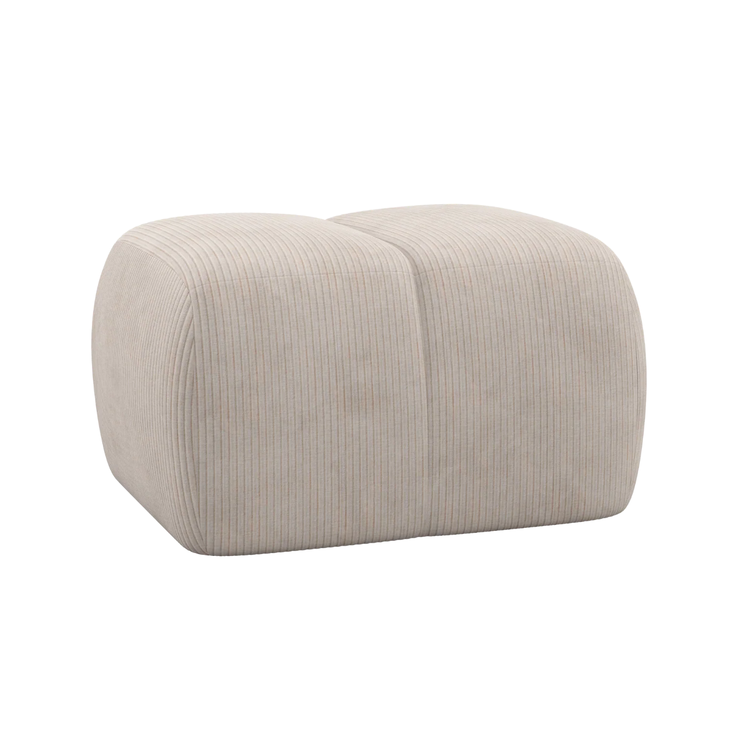 Puf MOJO ecru sztruks