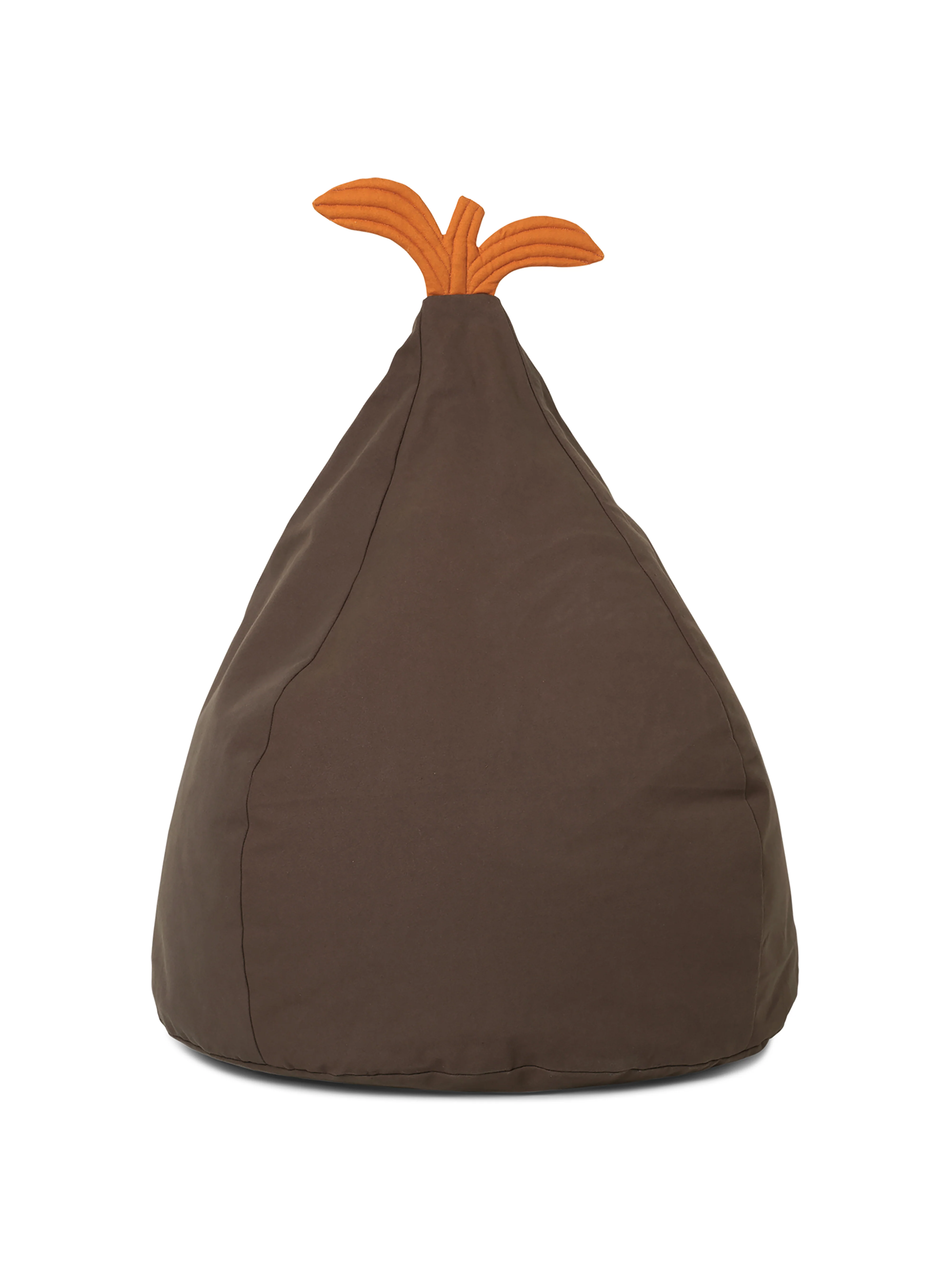 Puf PEAR ciemnozielony z pomarańczowym - Image 4