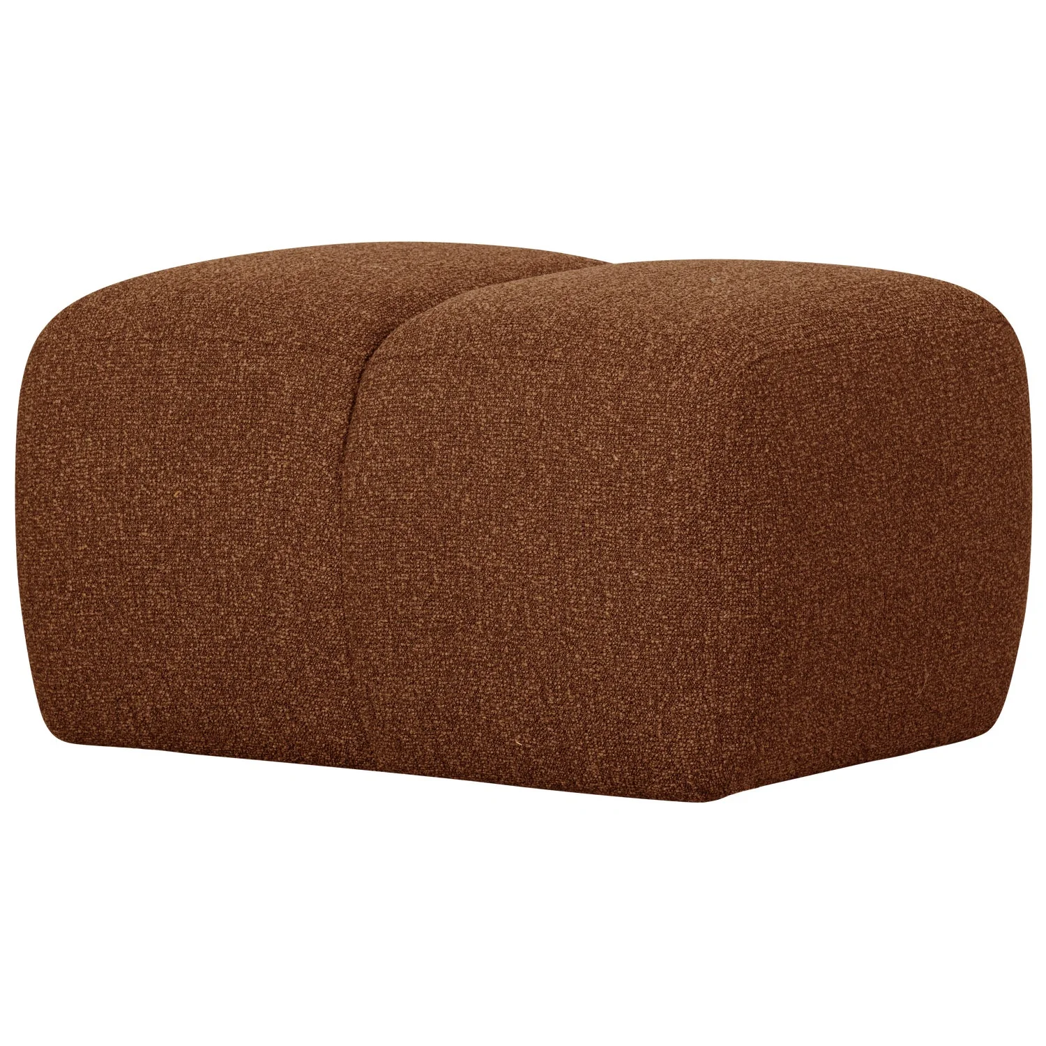 Puf MOJO rdzawy brązowy bouclé - Image 4